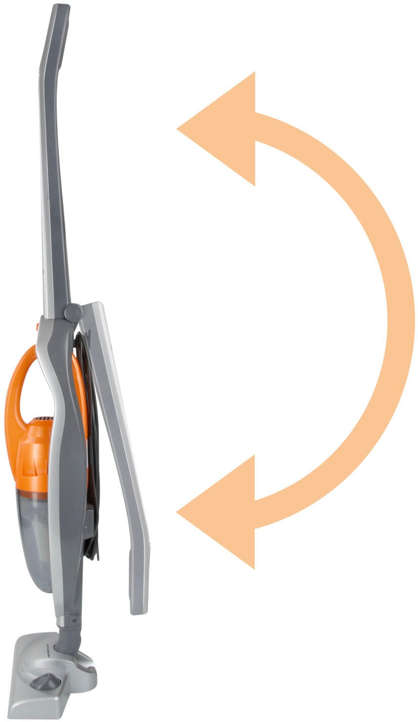 Hyundai Hand-und Stielstaubsauger »VC020O«, 600 W, beutellos, 0,5l Staubvolumen, HEPA-Filter, klappbarer Griff