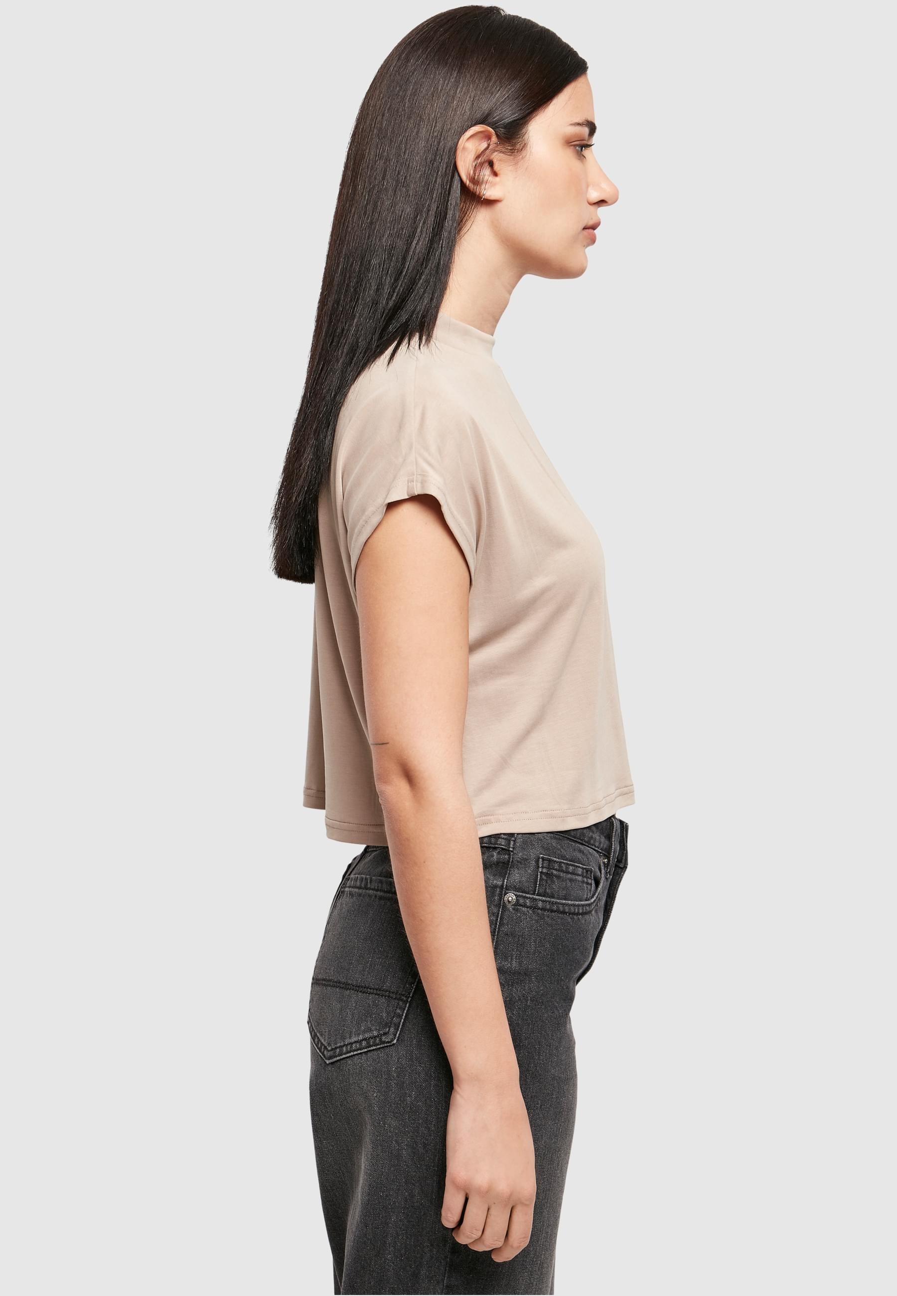 URBAN CLASSICS T-Shirt »Urban Classics Damen Ladies Modal Short Tee«, (1 tlg.)