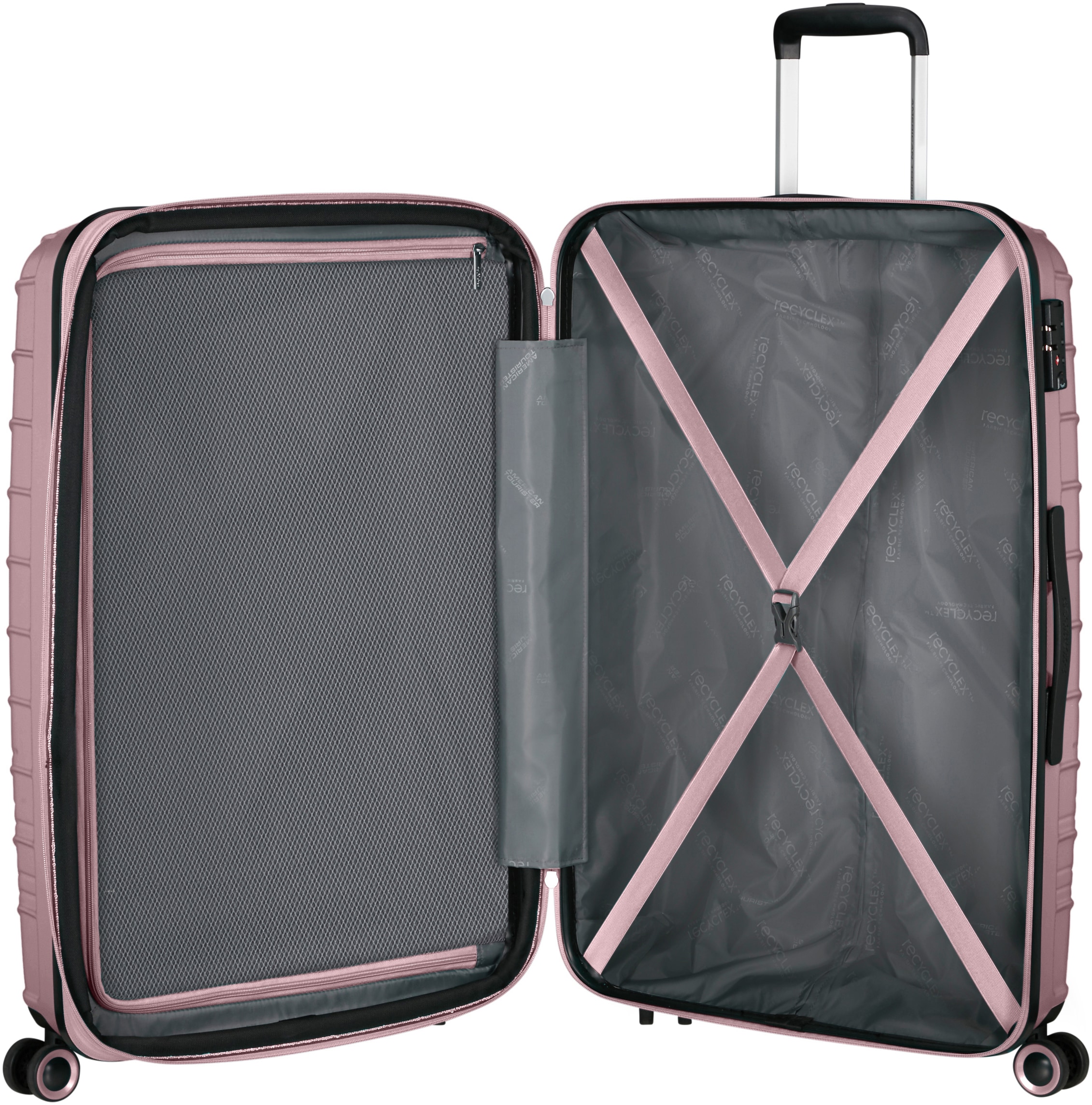 American Tourister® Hartschalen-Trolley »Speedstar, 77 cm«, 4 Rollen, Reisekoffer Trolley Aufgabegepäck TSA-Zahlenschloss Volumenerweiterung