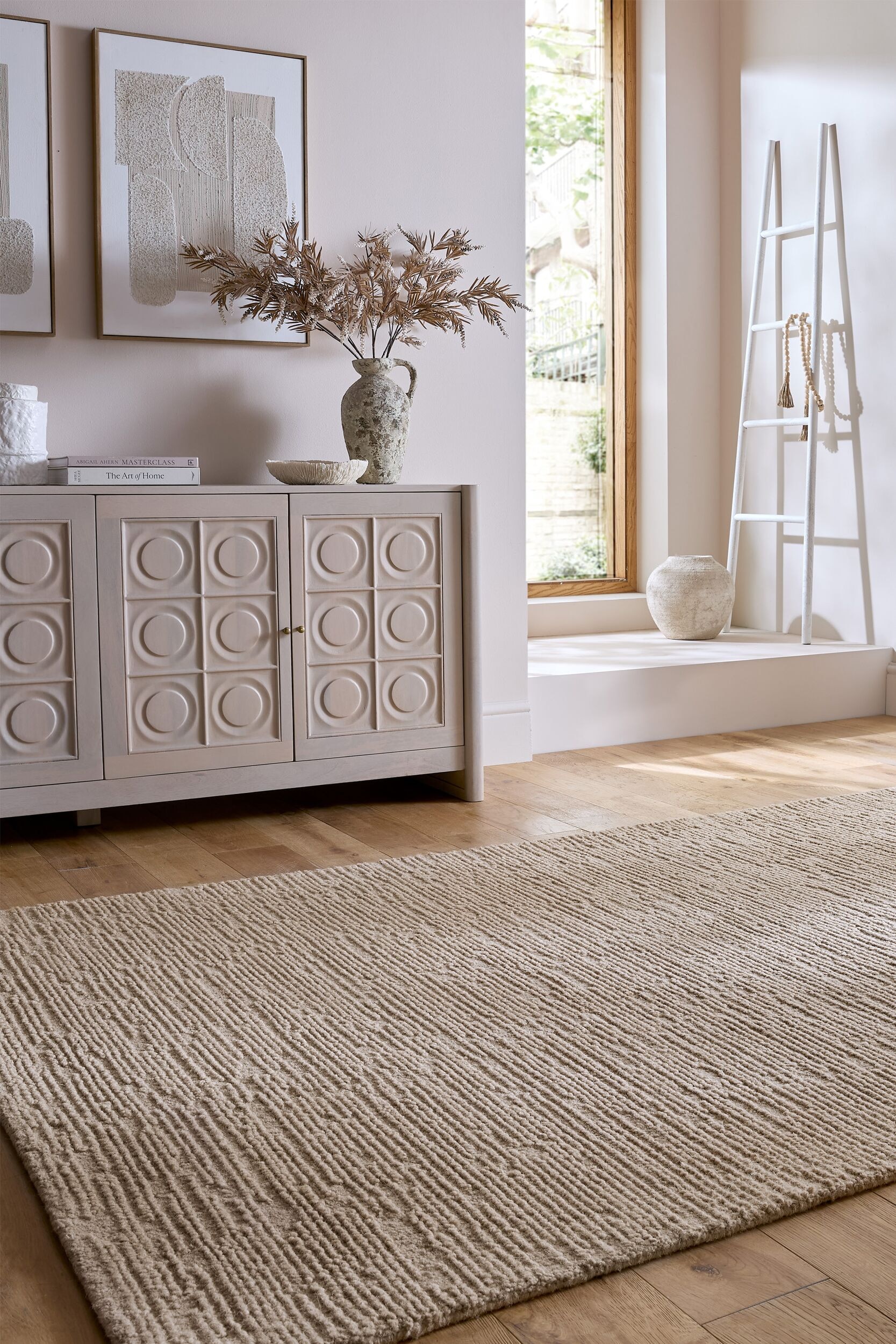 FLAIR RUGS Wollteppich "Harris Boucle" rechteckig 12 mm Höhe handgefertigt günstig online kaufen