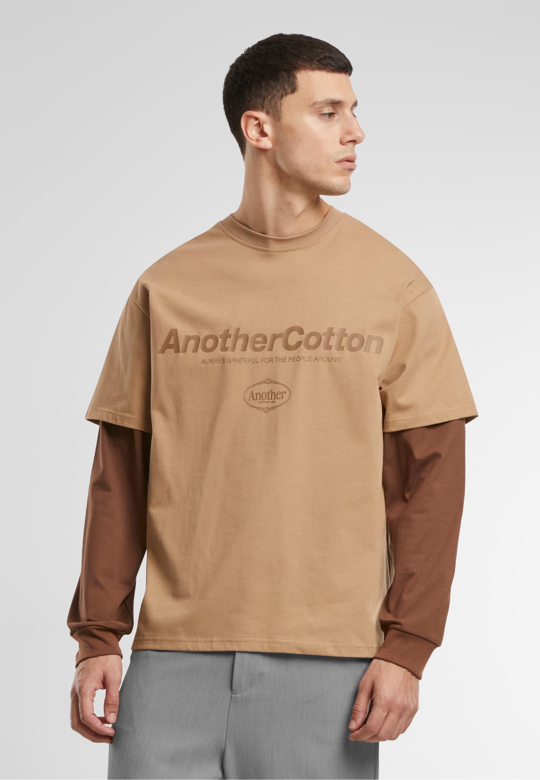 Another Cotton Lab Longsleeve »Another Cotton Lab Another Oversize Double Layer Longsleeve«, (1 tlg.)