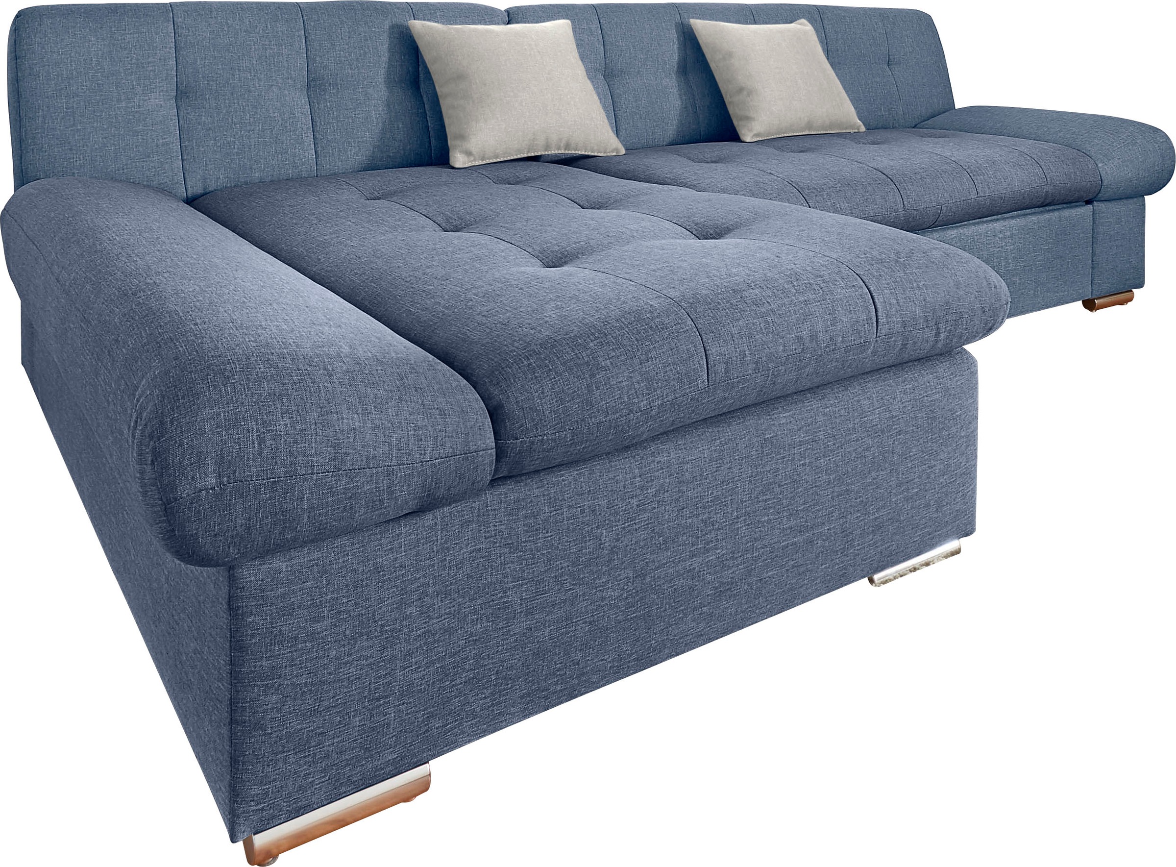 TRENDMANUFAKTUR Ecksofa "Reggae II, moderne Optik, Armteilverstellung, B/T günstig online kaufen