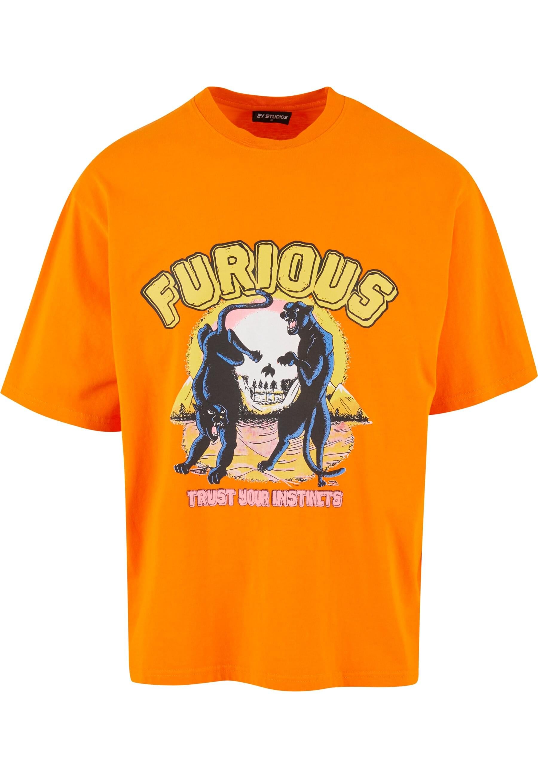 2Y Studios T-Shirt "2Y Studios Herren 2Y Furious Oversize Tee" 1 Stk. tlg. günstig online kaufen