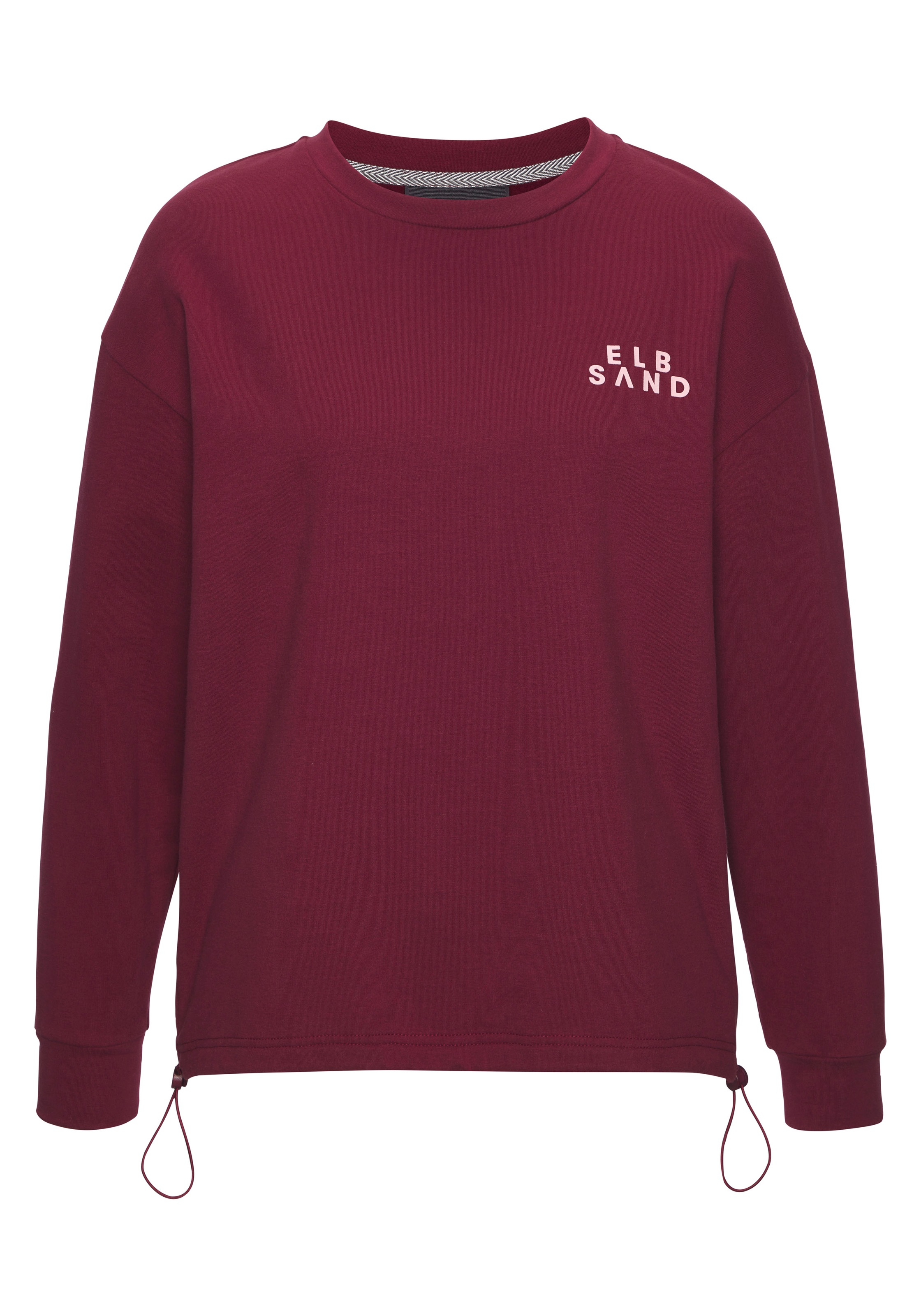 Elbsand Sweatshirt, mit verstellbarem Gummizug am Saum