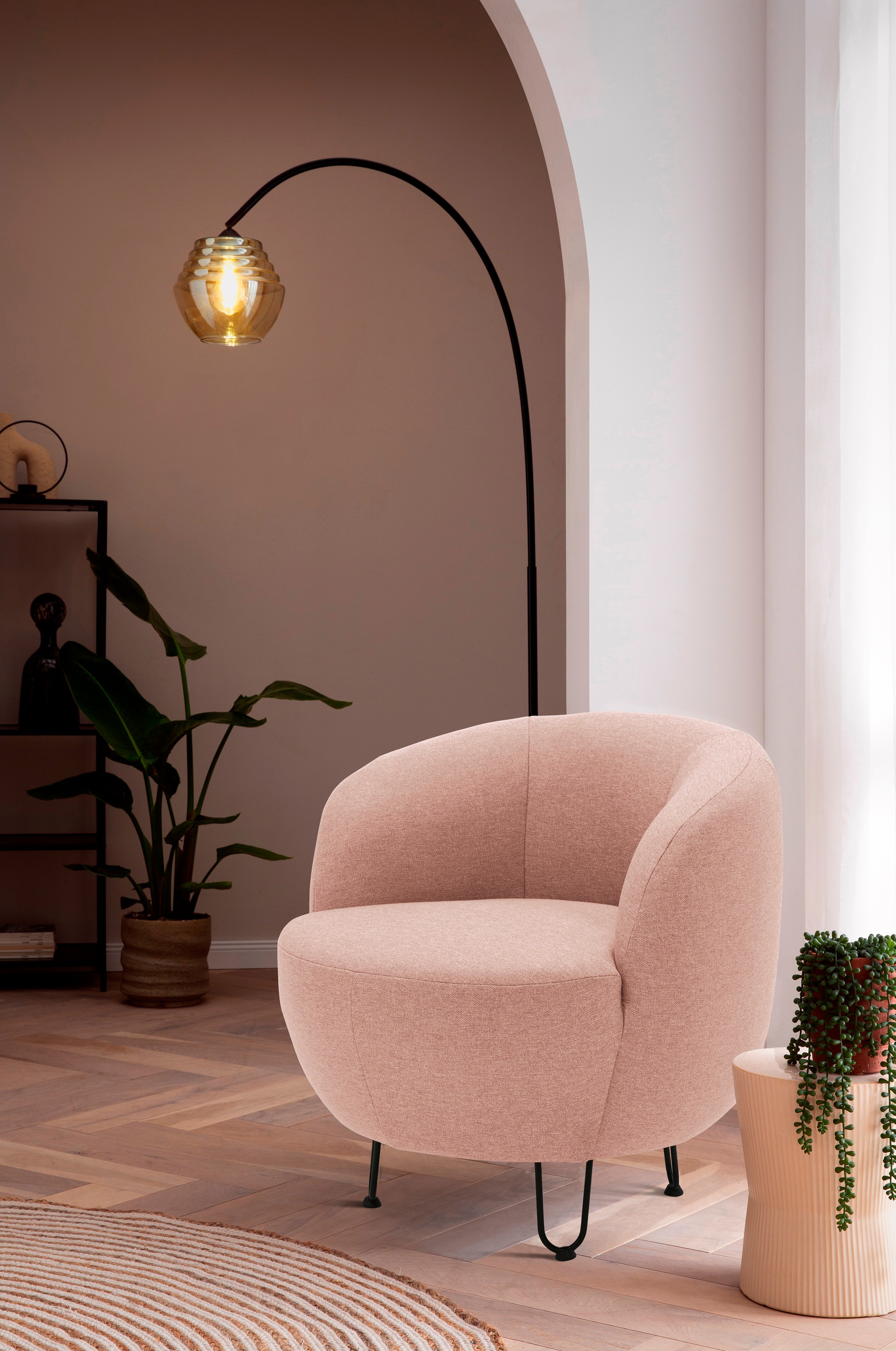 Home affaire Sessel "Anjuli Lieferzeit nur 2 Wochen" Runde Form, perfektes günstig online kaufen