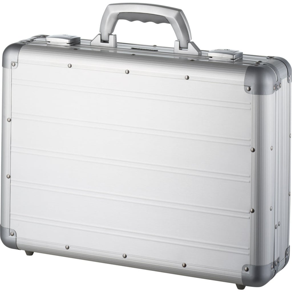 fixbag Business-Koffer »Aluminiumkoffer Attaché, silberfarben matt«, mit Laptopfach