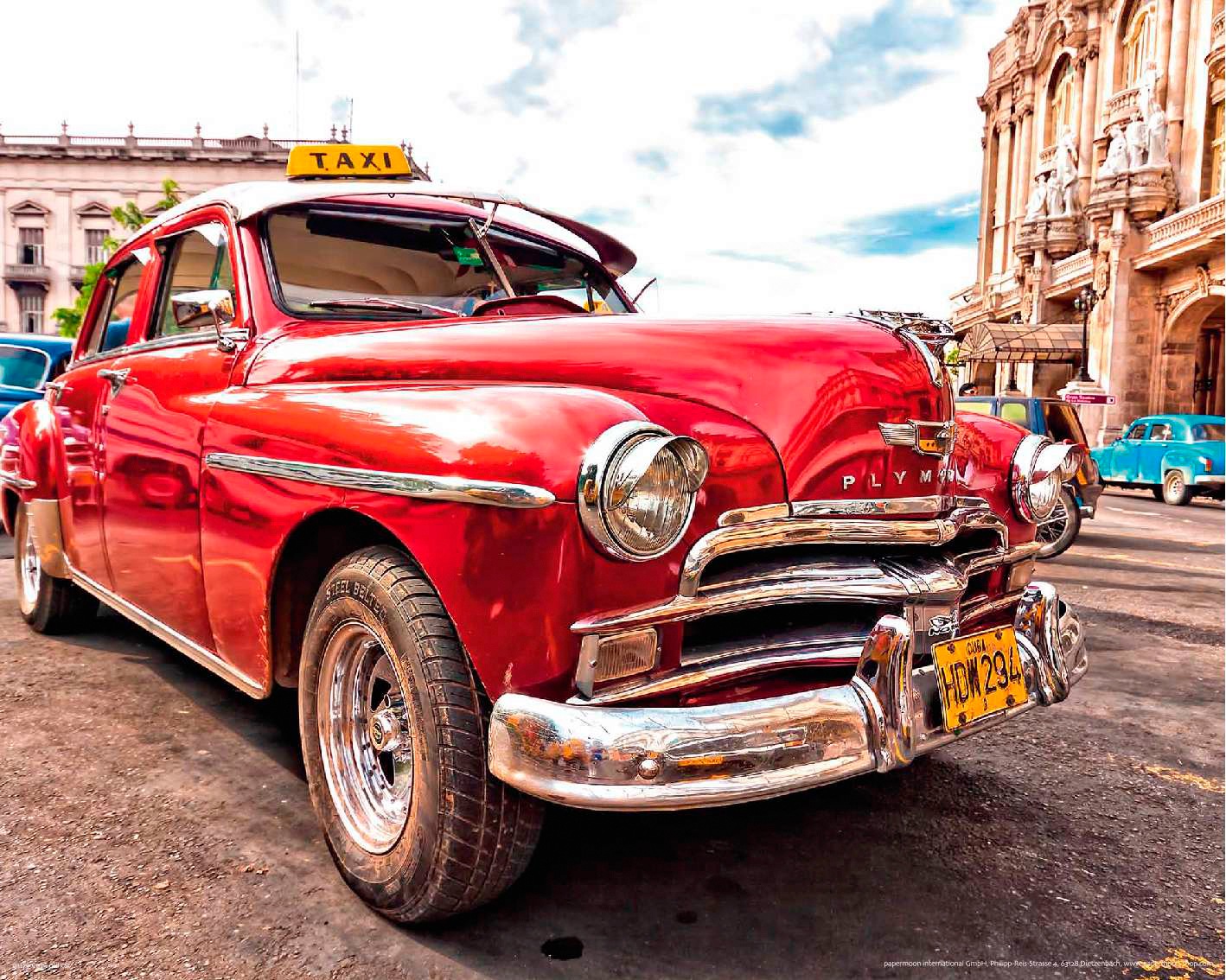 Papermoon Fototapete "Old Cuba Car"