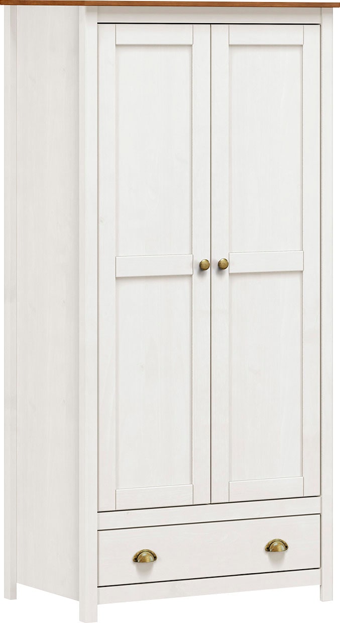 Möbilia Kleiderschrank "Salgen" im Landhaus-Stil