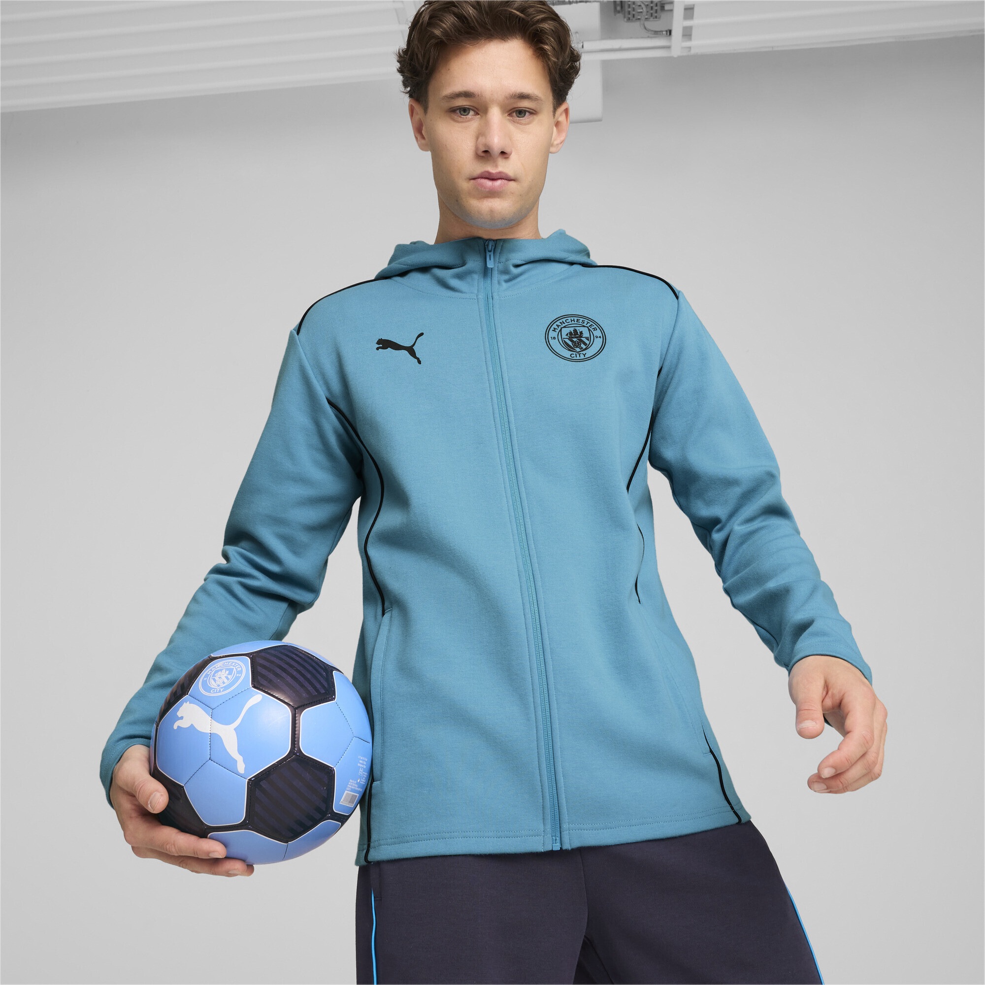 PUMA Trainingsjacke »Manchester City Casuals Kapuzenjacke Herren«
