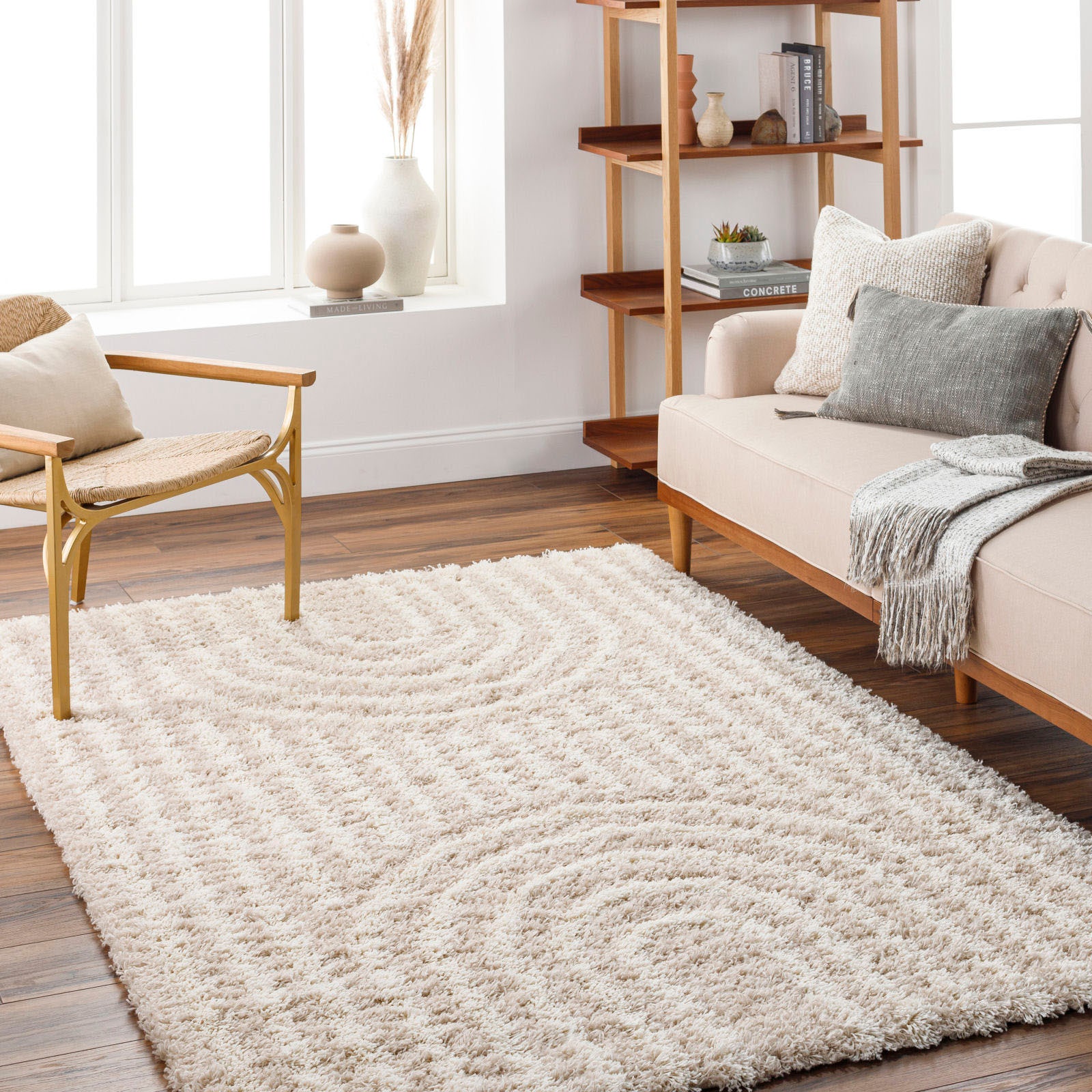 Livabliss Hochflor-Teppich "SMOLENSK" rechteckig 52 mm Höhe Flauschig, Lang günstig online kaufen