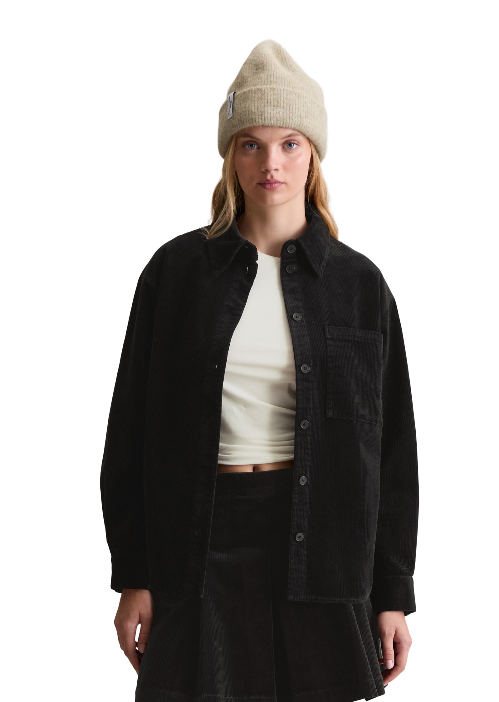 Marc O'Polo DENIM Langarmbluse »aus mittelschwerem Cord-Stretch«