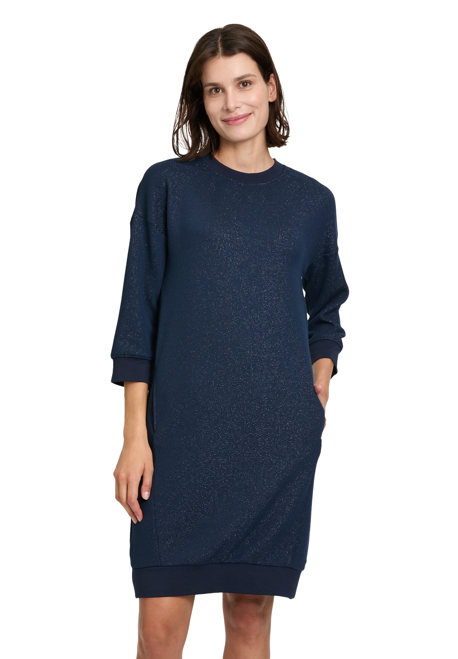 Druckkleid »Betty & Co Casual-Kleid mit Lurexfaden«, Material