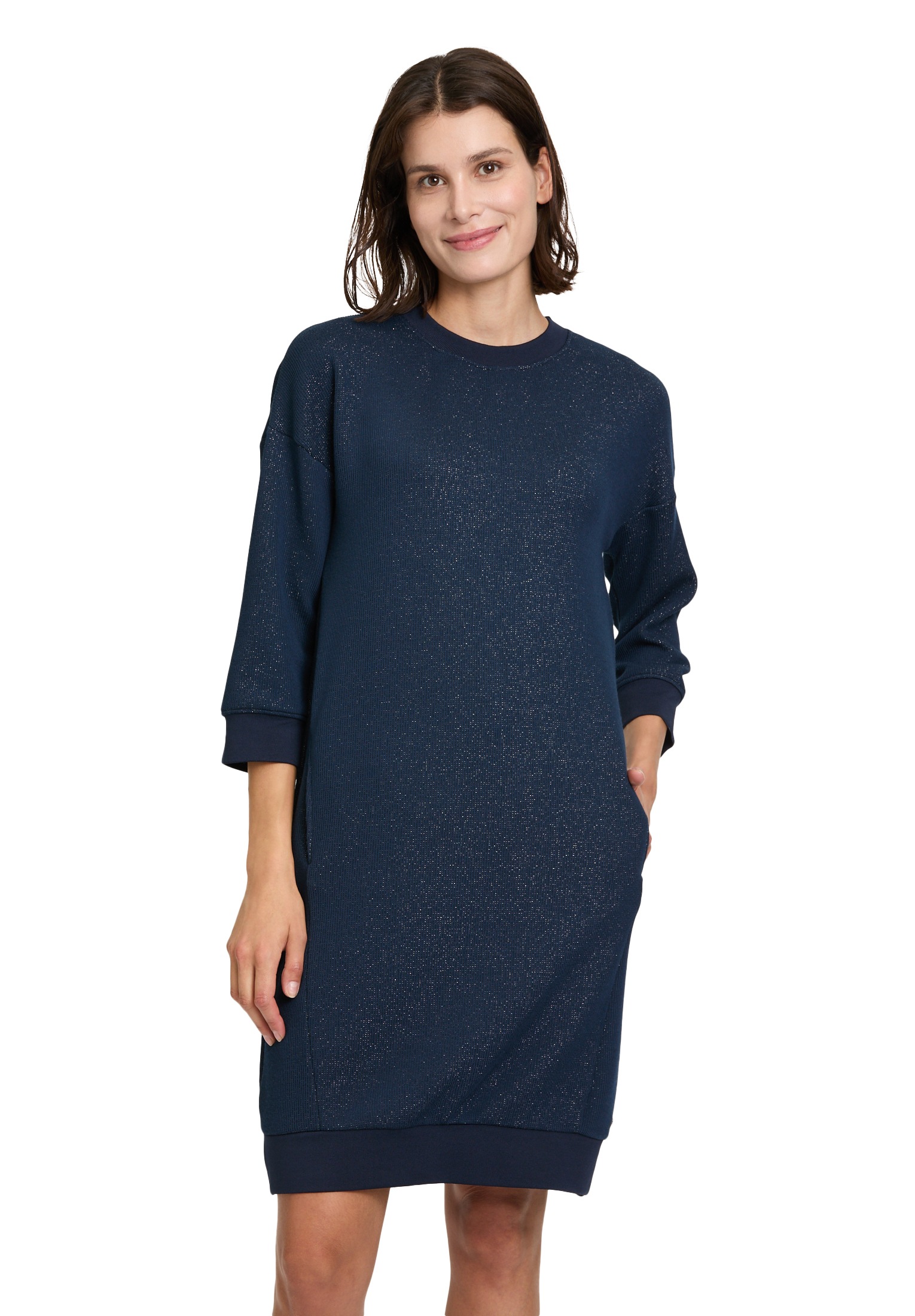 Betty&Co Druckkleid "Betty & Co Damen Casual-Kleid mit Lurexfaden", Materia günstig online kaufen