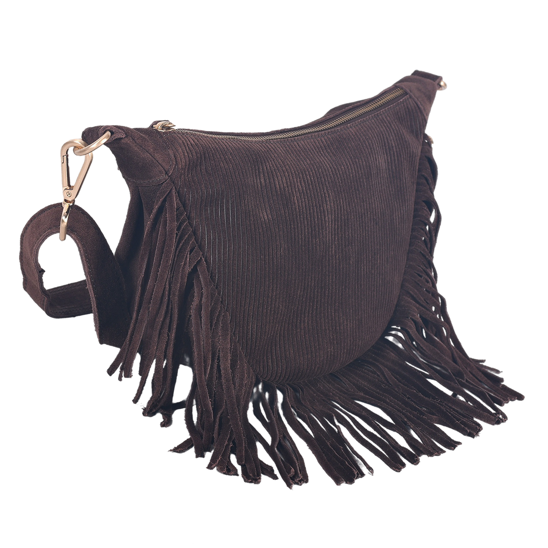 HARBOUR 2nd Handtasche »Winona« Damen Henkeltasche, Hobo mit modischen Fransen