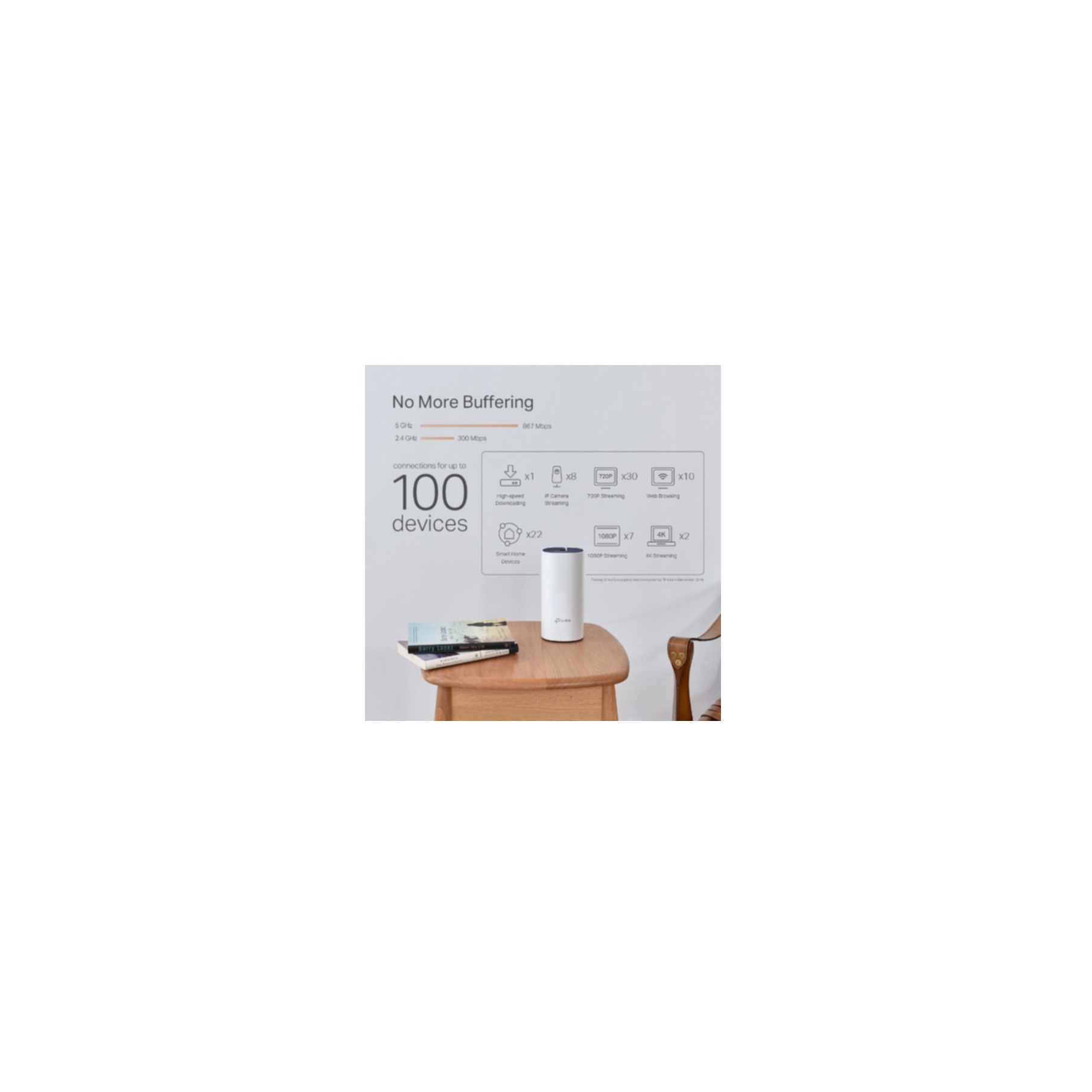 TP-Link WLAN-Repeater »AC1200 + AV1000 Whole Home Hybrid Mesh Wi-Fi System, 2er Pack«