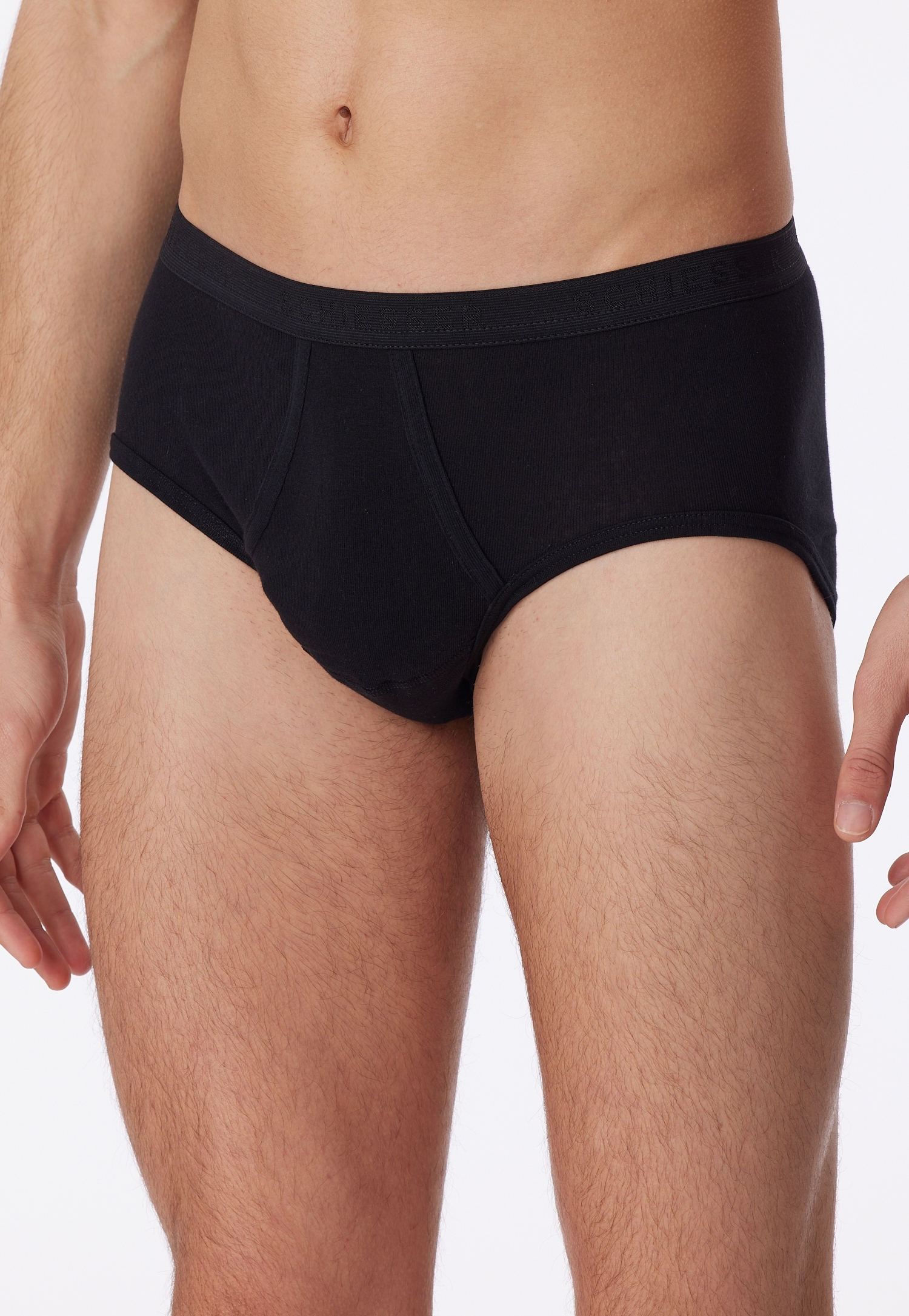 Schiesser Slip "Original Classiscs", mit Eingriff, Feinripp, ohne störende günstig online kaufen