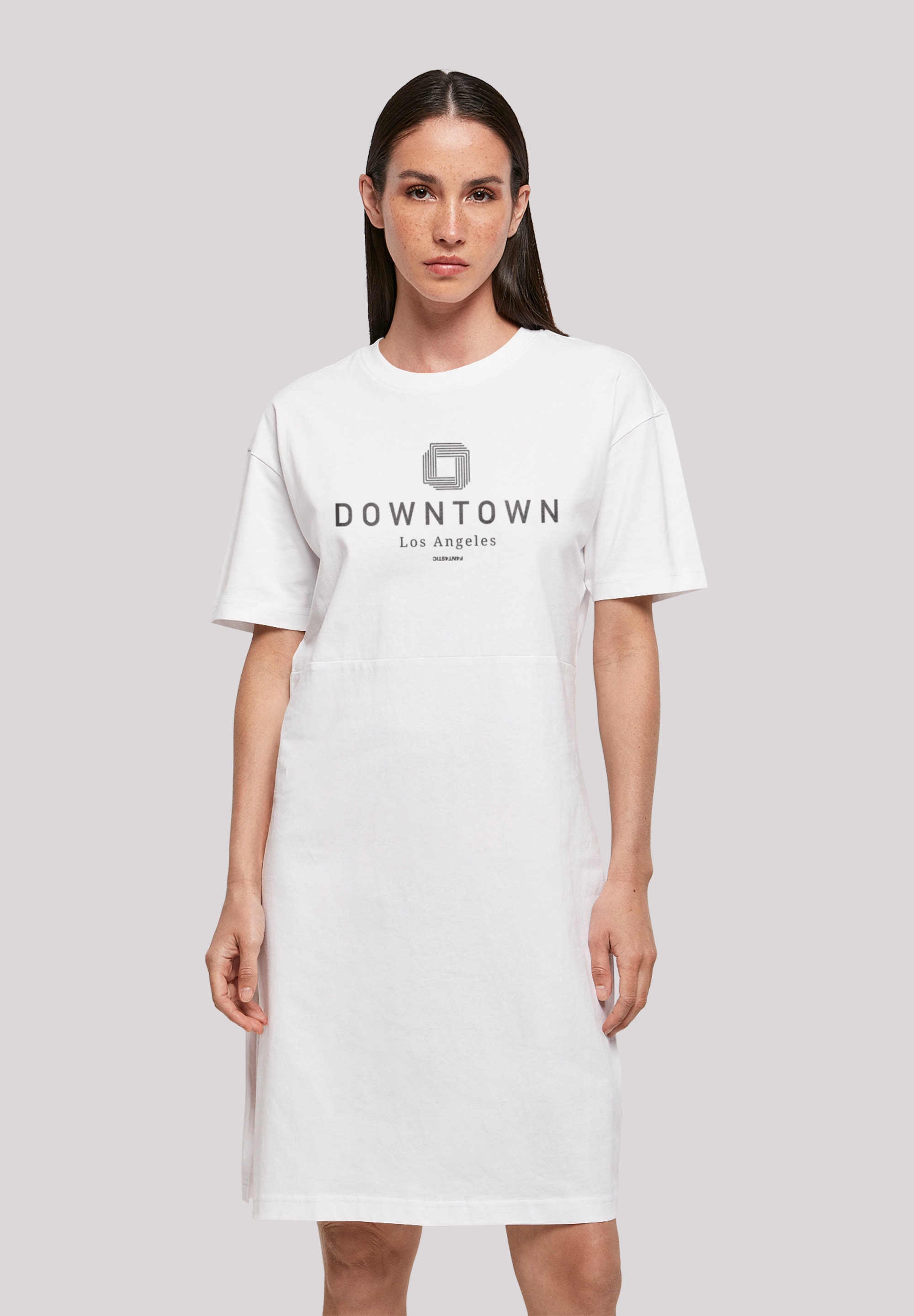 F4NT4STIC Shirtkleid "Downtown LA" Ohne Taschen Print günstig online kaufen