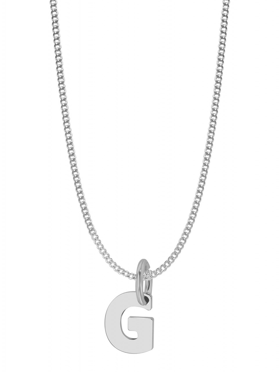 Adelia´s Kettenanhänger »trendiger Buchstabe Anhänger aus 925 Sterling Silber«