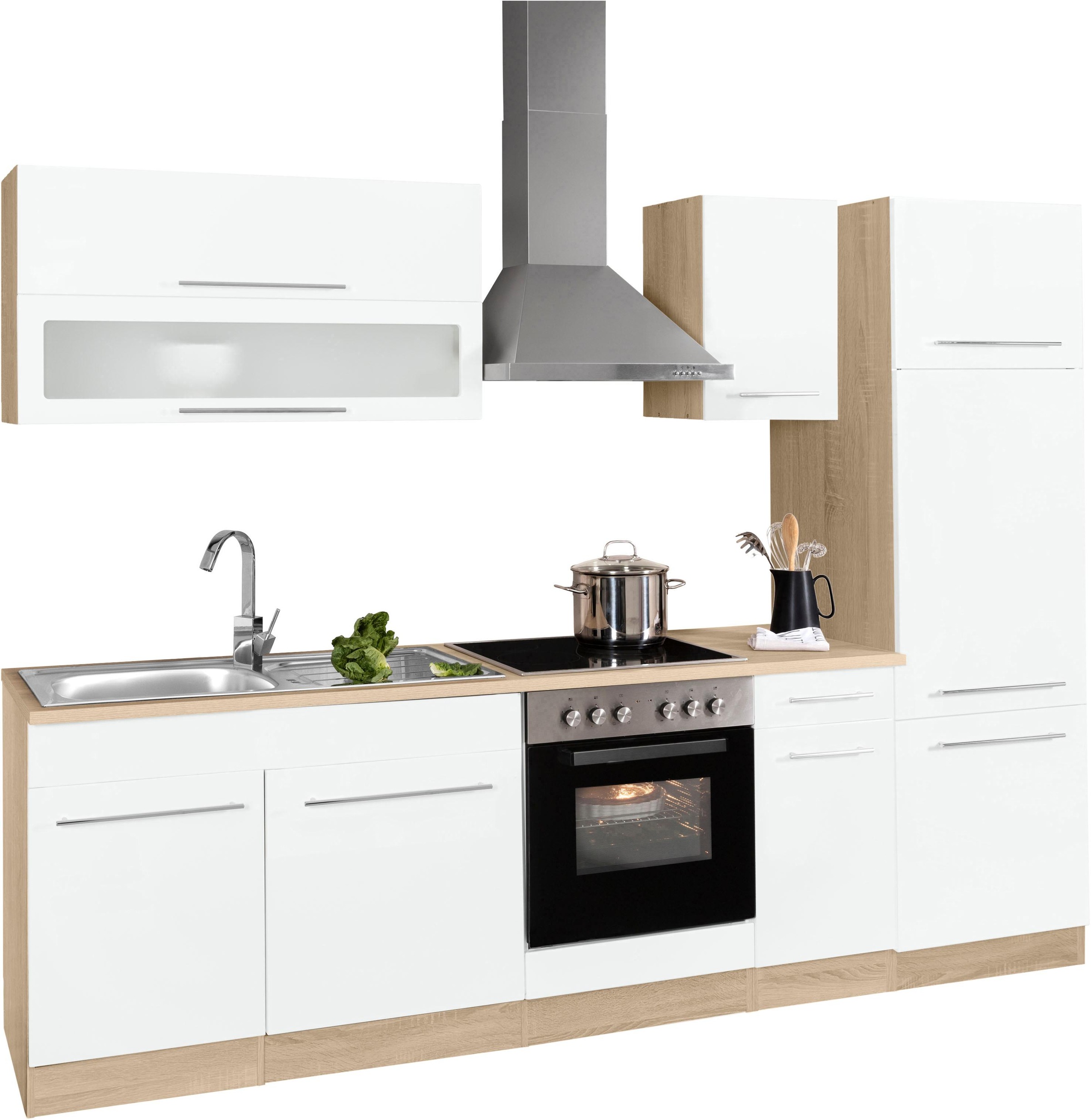 KOCHSTATION Küchenzeile »KS-Eton« ohne E-Geräte, Breite 270 cm