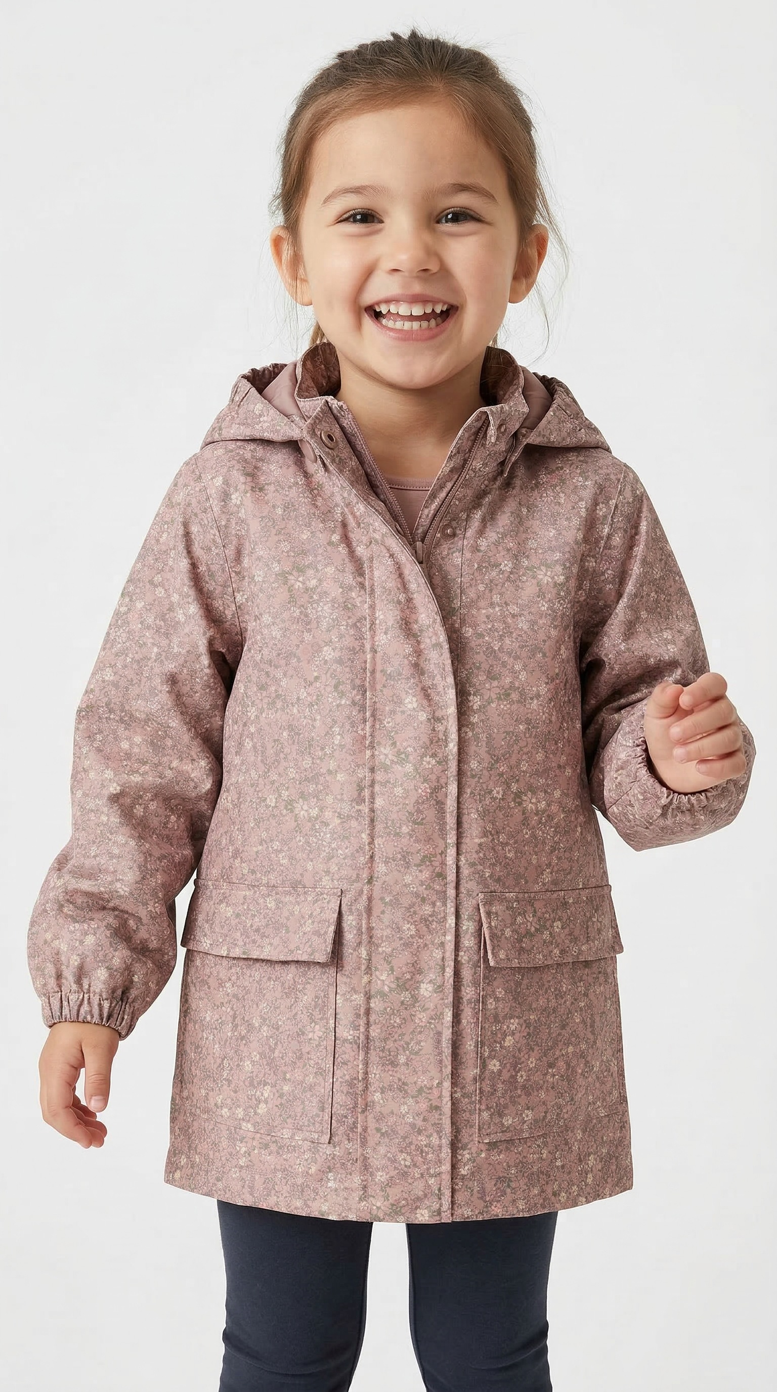 WHEAT Regenjacke "Rainwear Ola Set" Set, 2 Stk. tlg. mit Kapuze mit Regenhose, wasserdicht mit teilweise verschweißten Nähten