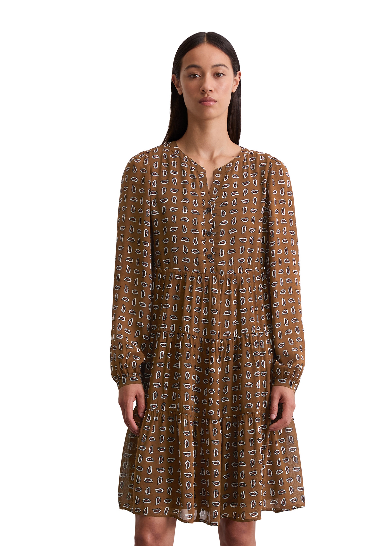 Marc OPolo Druckkleid "aus Viskose-Crêpe"