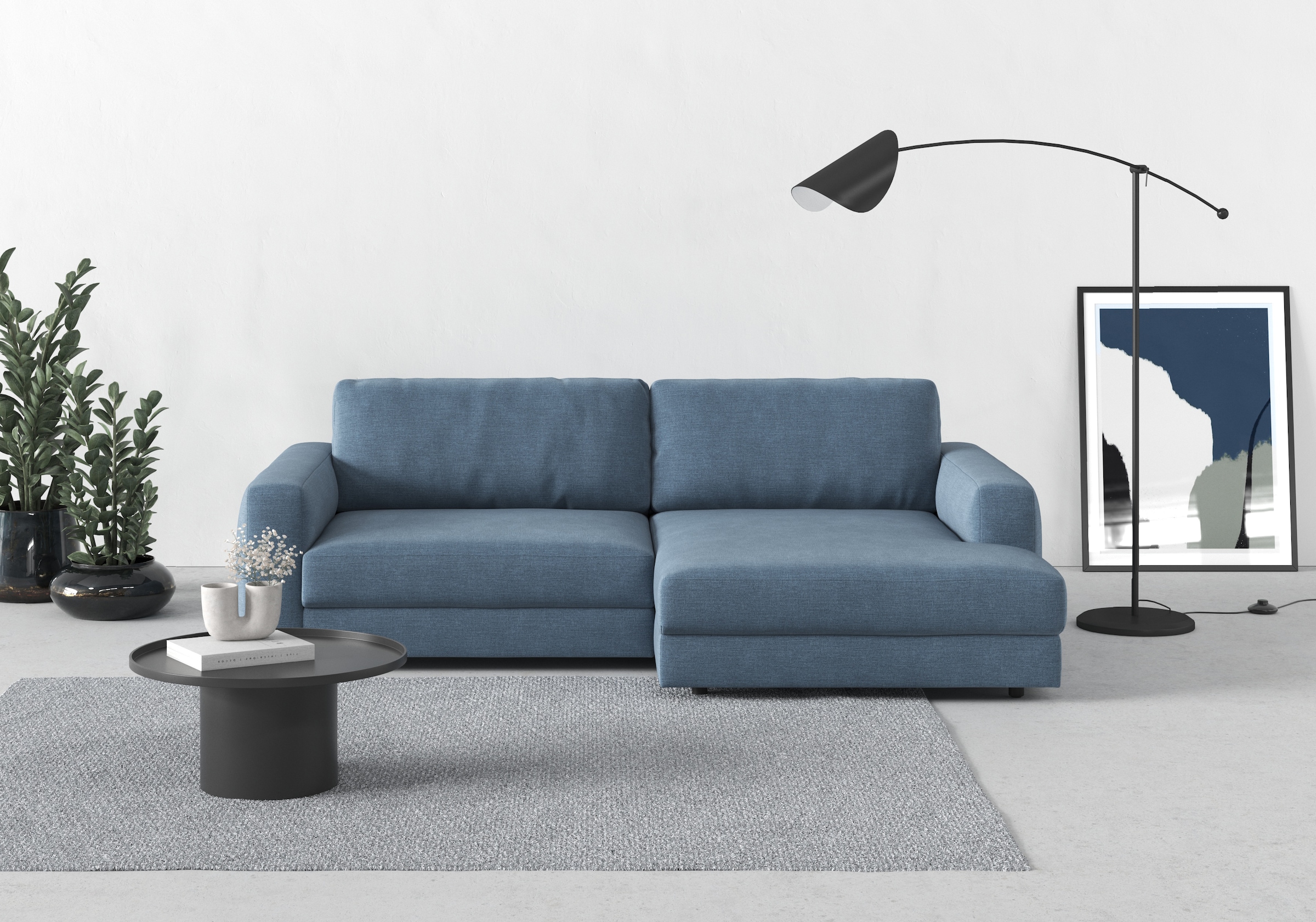 TRENDMANUFAKTUR Ecksofa "Bourbon, Mega Designsofa mit tollem Sitzkomfort, B günstig online kaufen