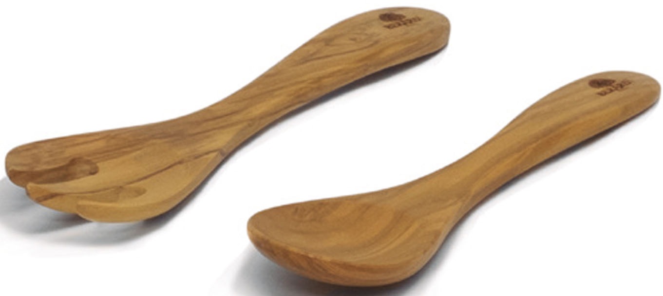 BERARD FRANCE 1892 Salatbesteck »Provencal«, (Set, 2 tlg.), Olivenholz, 25 cm