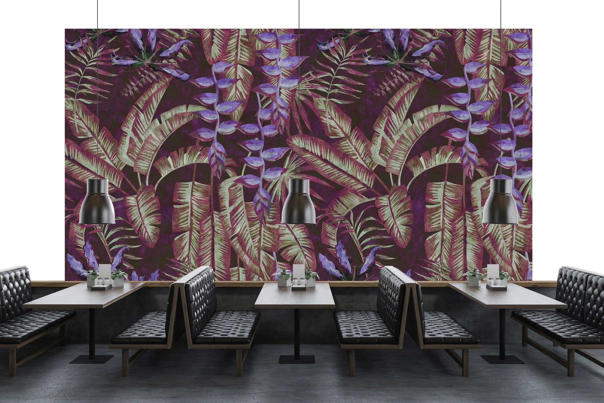 living walls Fototapete »Walls by Patel Tropicana 3«, Vlies, Wand, Schräge