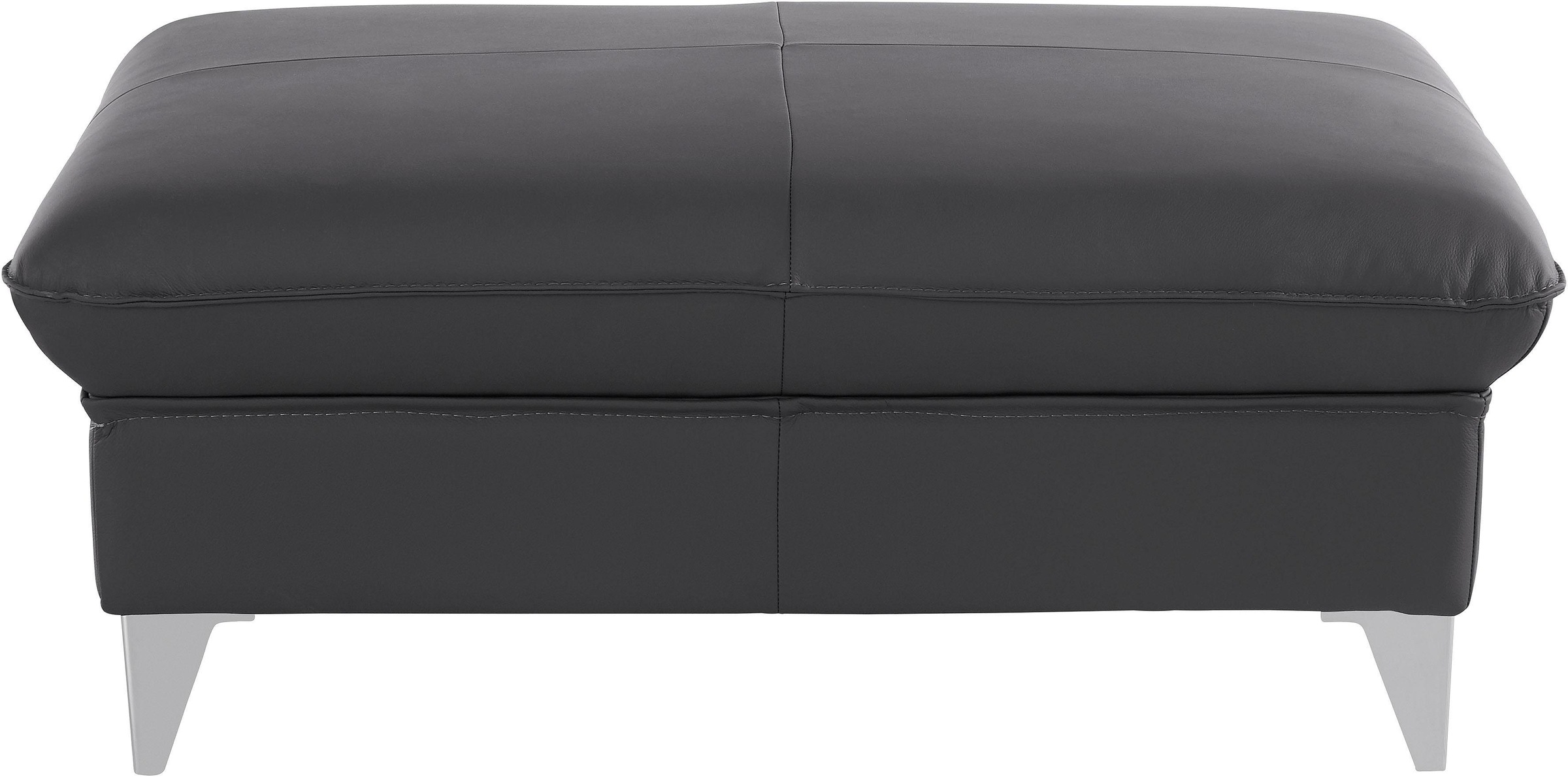 COTTA Polstergarnitur »Caluso«, Set: bestehend aus Ecksofa, Hocker, Ecksofa inkl. Kopfteilverstellung