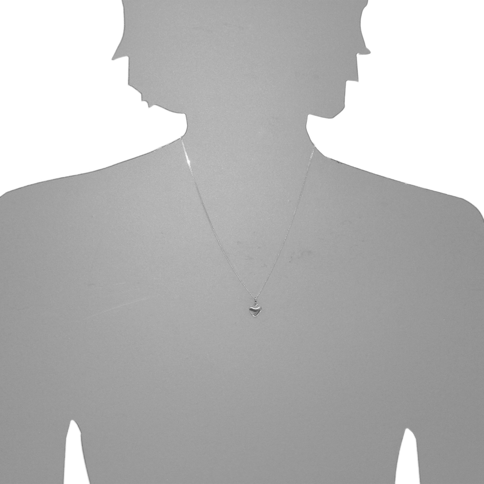 OSTSEE-SCHMUCK Kettenanhänger »Ostsee-Schmuck Anhänger Herz 10 mm Anhänger Herz 10 mm«, (1 tlg.)