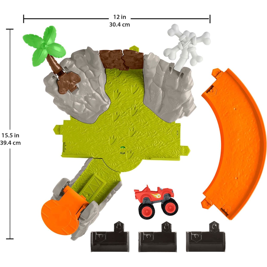 Mattel® Spielwelt »Blaze und die Monstermaschinen, Slam & Crash Blaze«