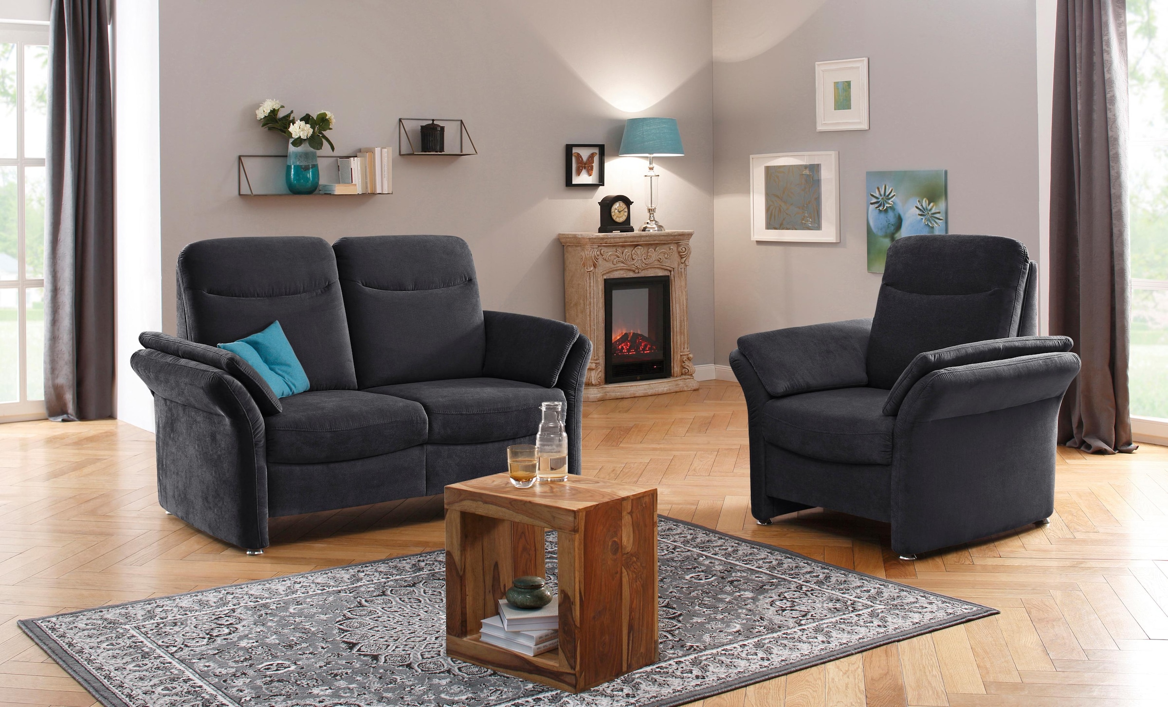 Home affaire 2-Sitzer »Tahoma«, mit Armteilverstellung, Federkern