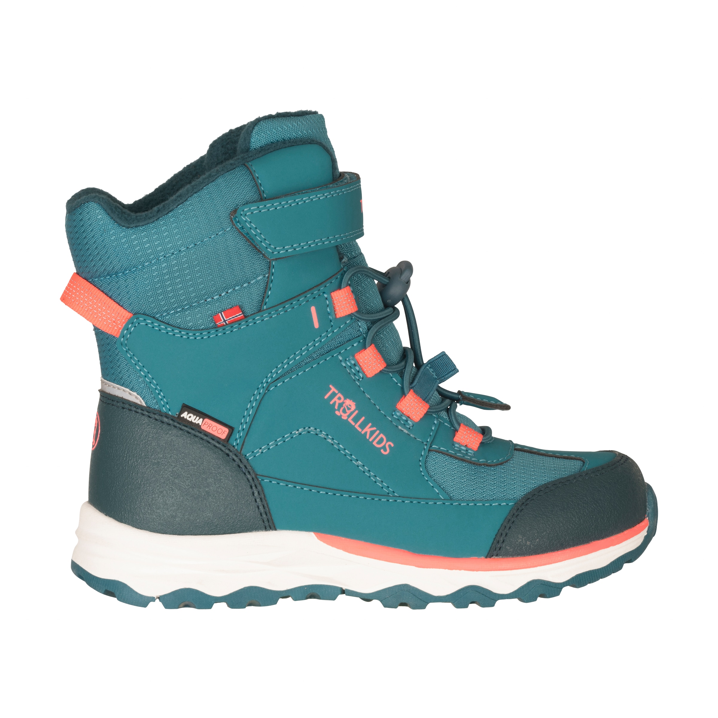 TROLLKIDS Winterstiefel »KIDS HAFJELL WINTER BOOTS XT«, wasserdicht, Klettverschluss, reflektierende Details