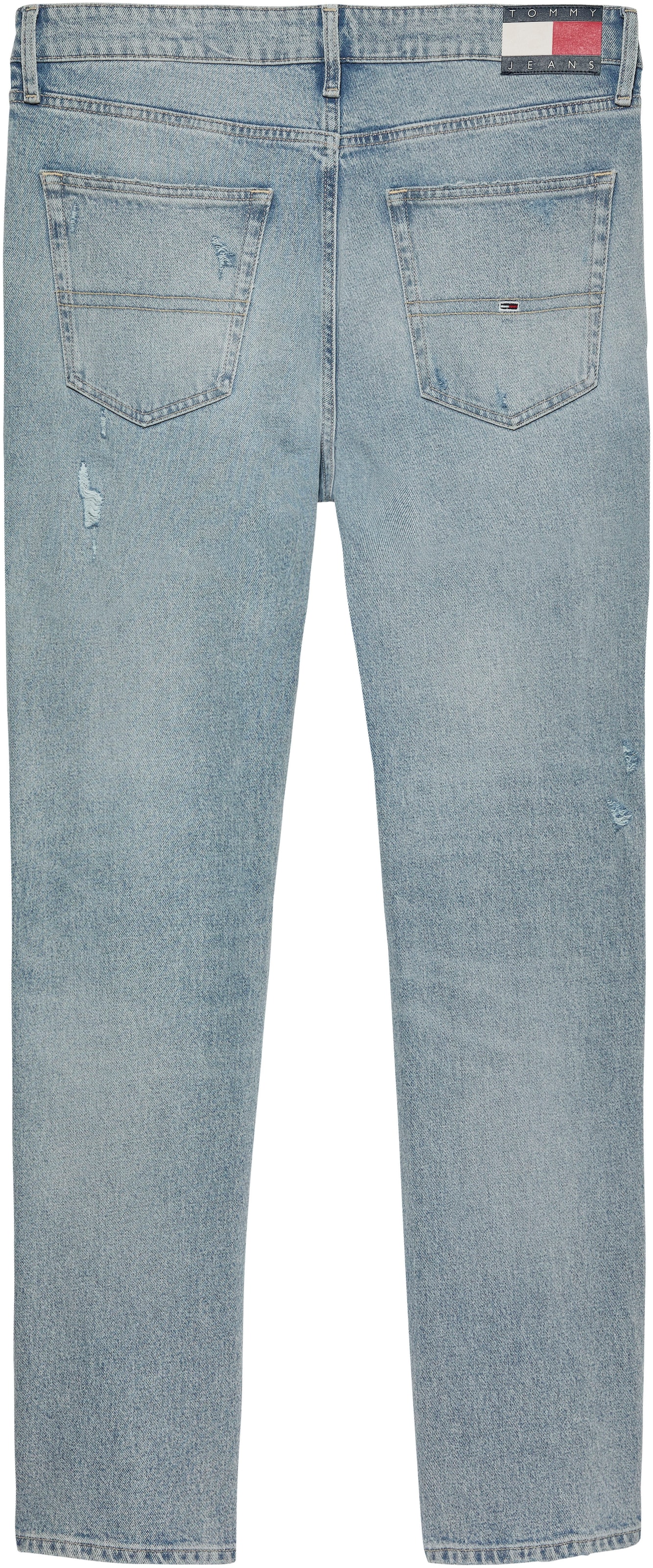 Tommy Jeans Straight-Jeans »Ryan Regular Straight«, mit Used-Effekten