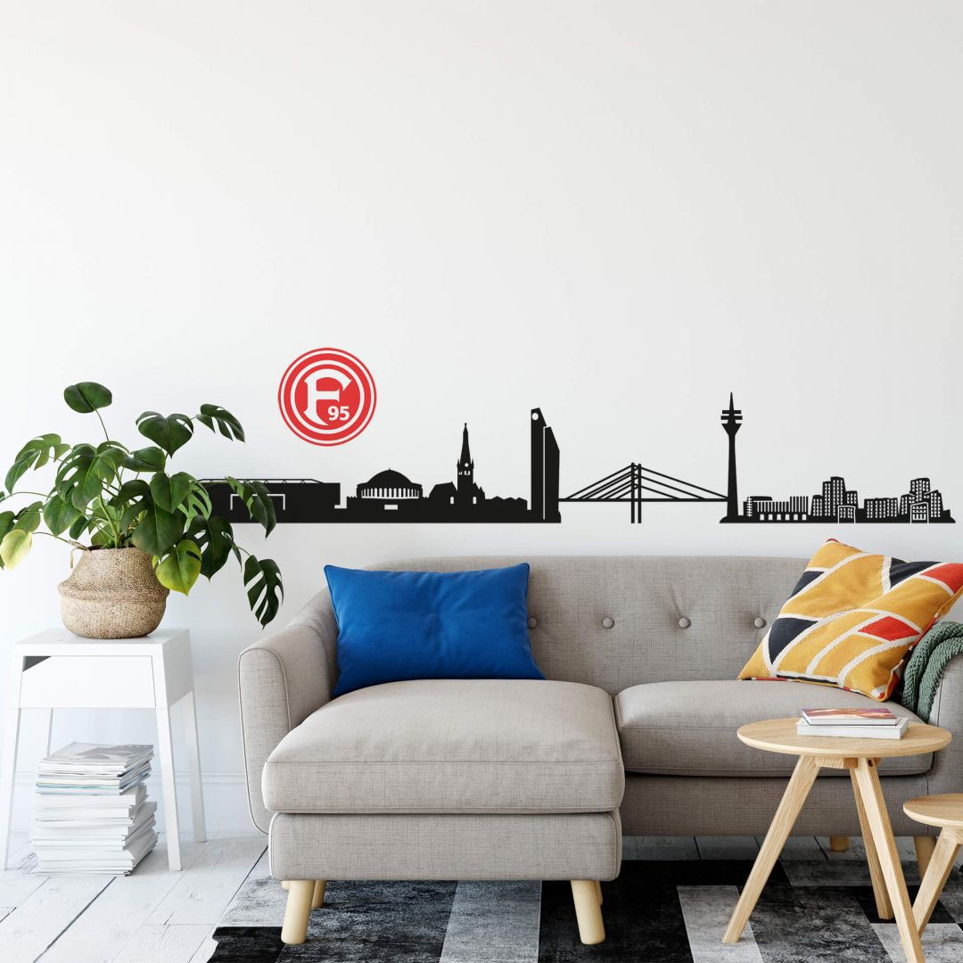Wall-Art Wandtattoo »Fortuna Düsseldorf Logo«, selbstklebend, entfernbar
