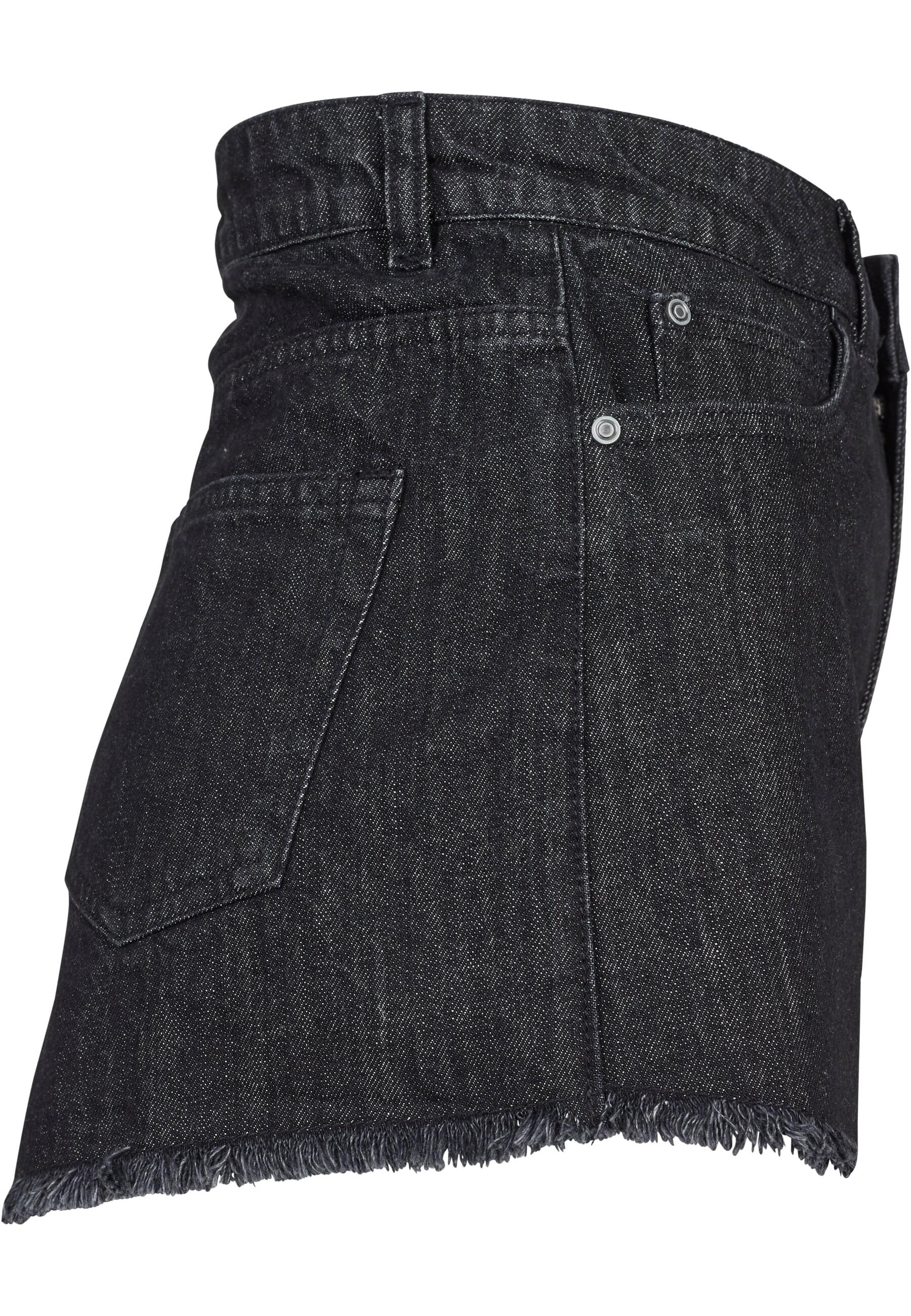 URBAN CLASSICS Stoffhose »Urban Classics Damen Ladies Denim Hotpants«, (1 tlg.)