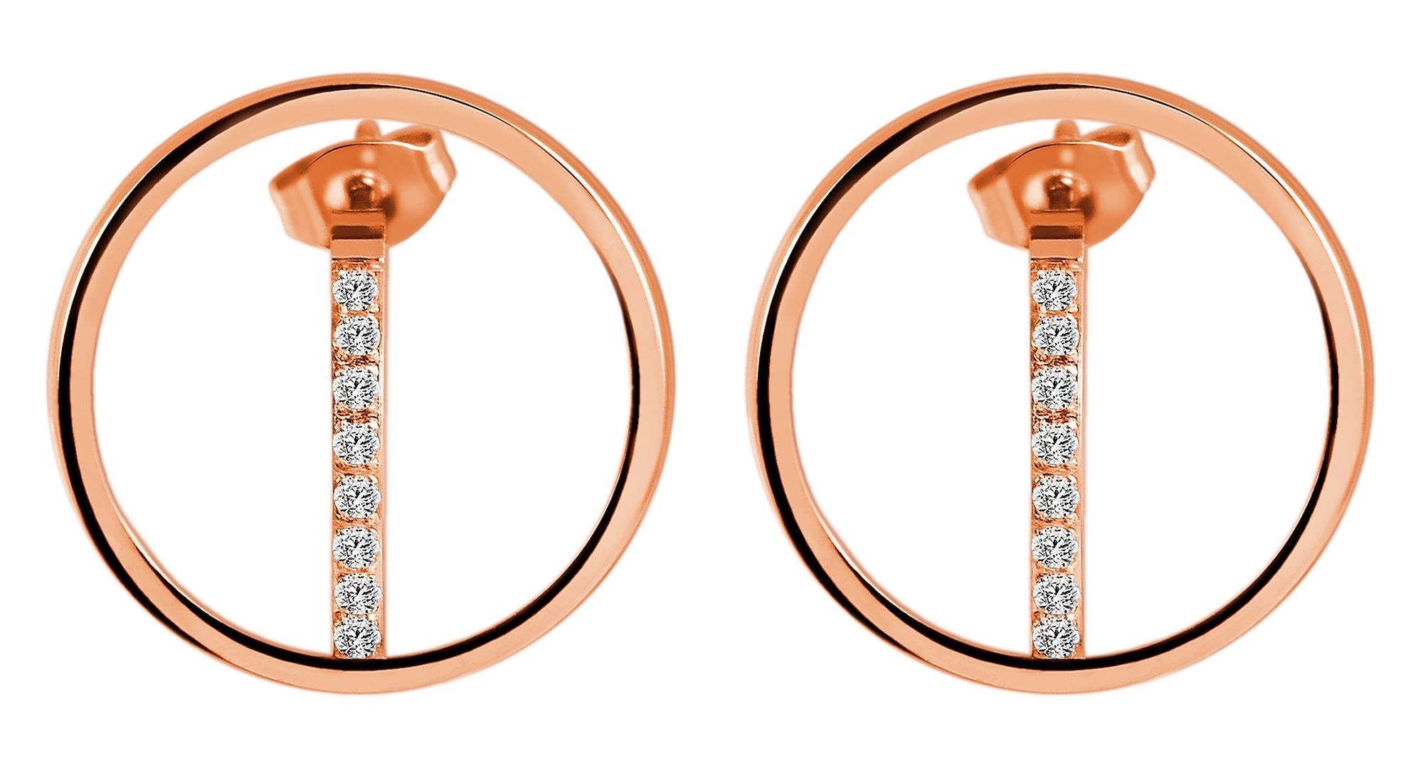 Adelia´s Paar Ohrhänger "Damen Ohrringe – Ohrstecker aus Edelstahl mit Stra günstig online kaufen