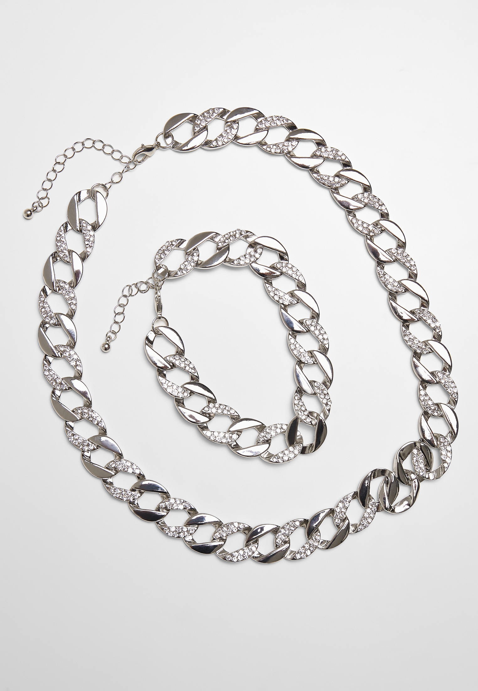 URBAN CLASSICS Bettelarmband »Accessoires Basic Diamond online Bracelet | Set« And Necklace BAUR bestellen