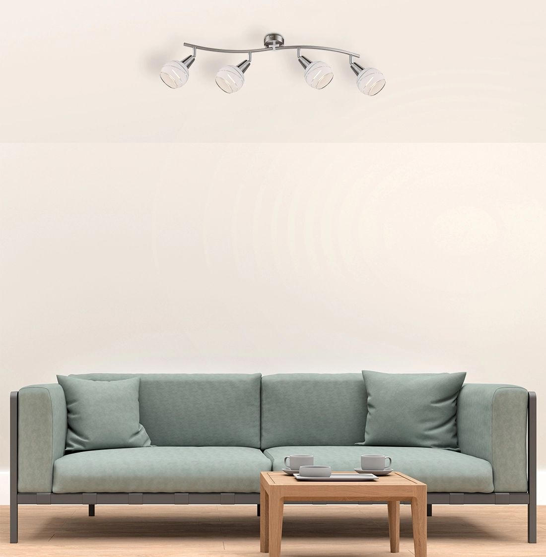 GLOBO LIGHTING Deckenleuchte »ELLIOTT«, Leuchtmittel E14 | LED wechselbar, 320lm Output