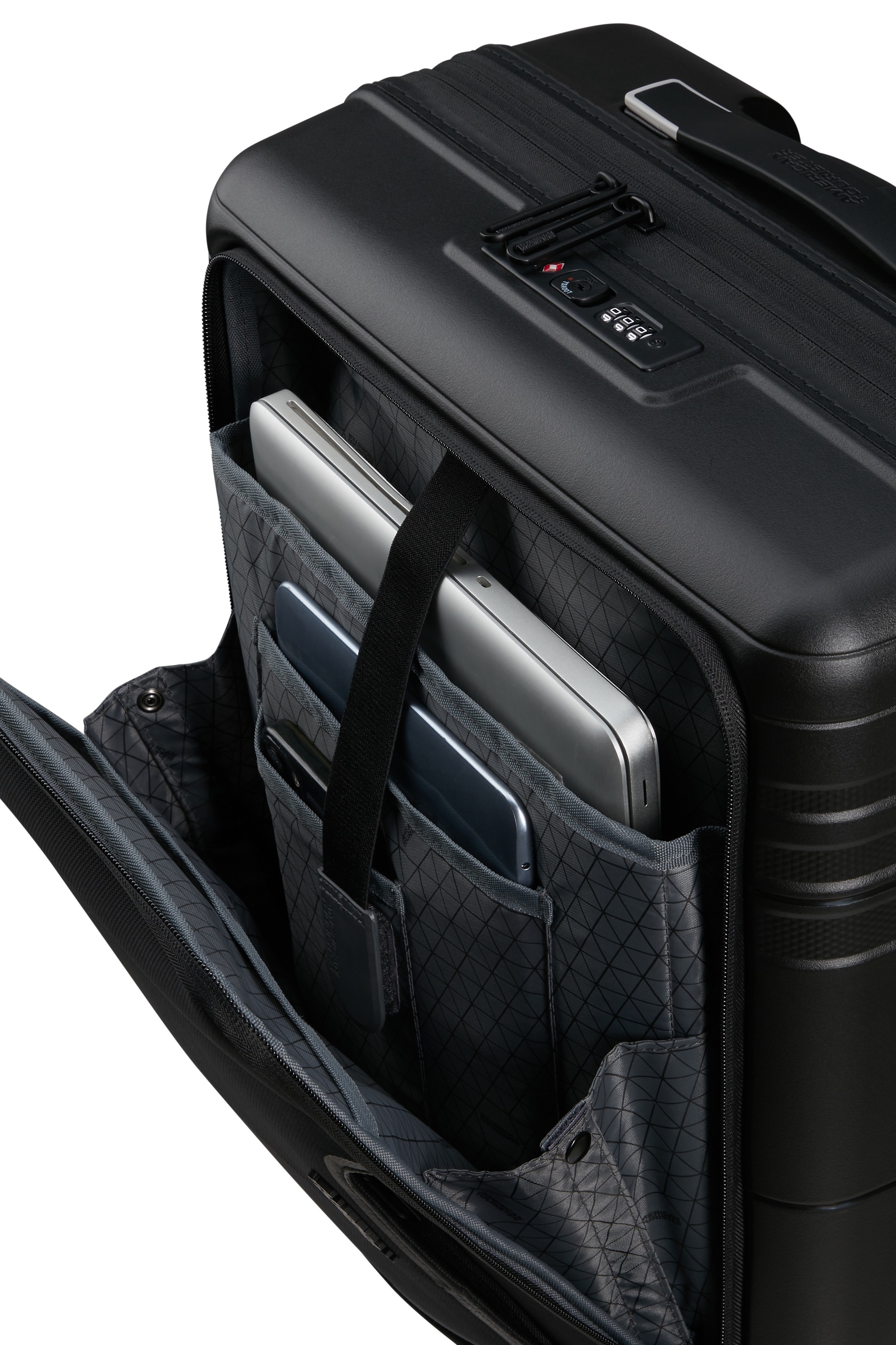 American Tourister® Handgepäck-Trolley »HELLO CABIN 55«, 4 Rollen, Handgepäck-Koffer Reisegepäck Koffer TSA-Zahlenschloss