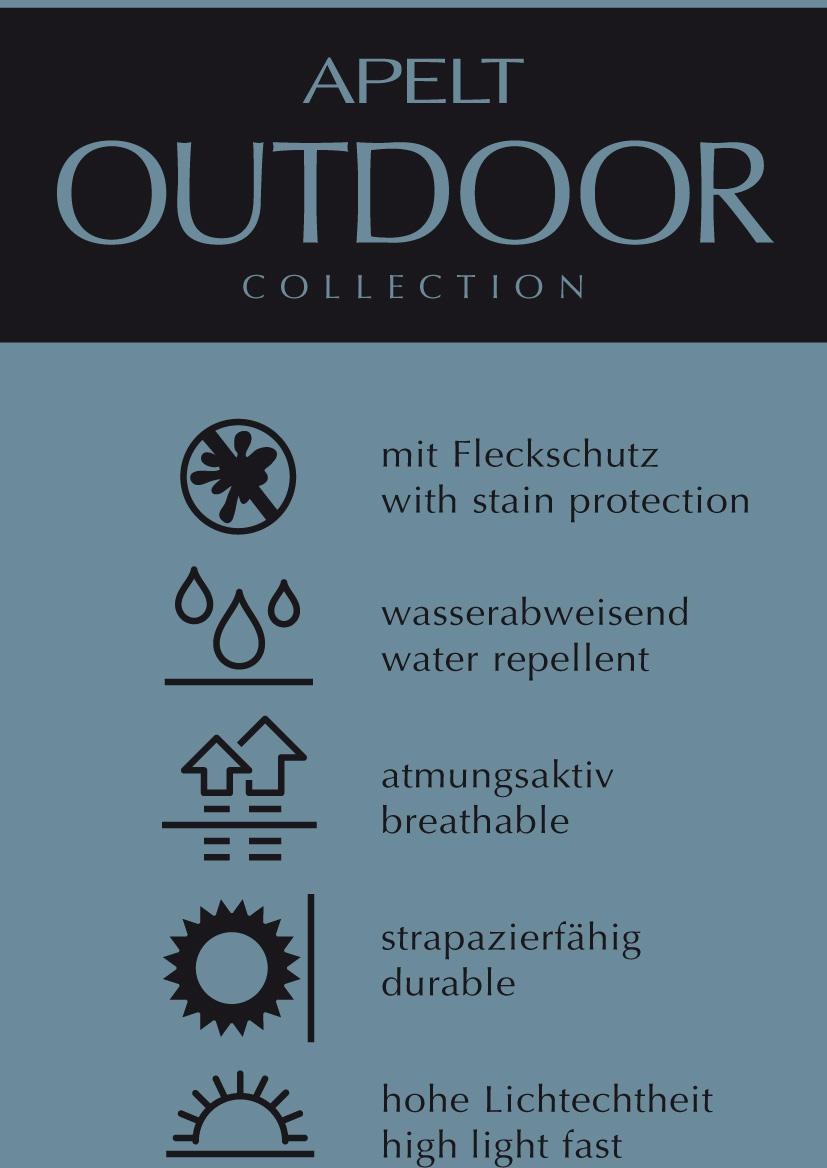 APELT Mitteldecke "3961 Outdoor, Sommerdeko, Sommer" Jacquardgewebe