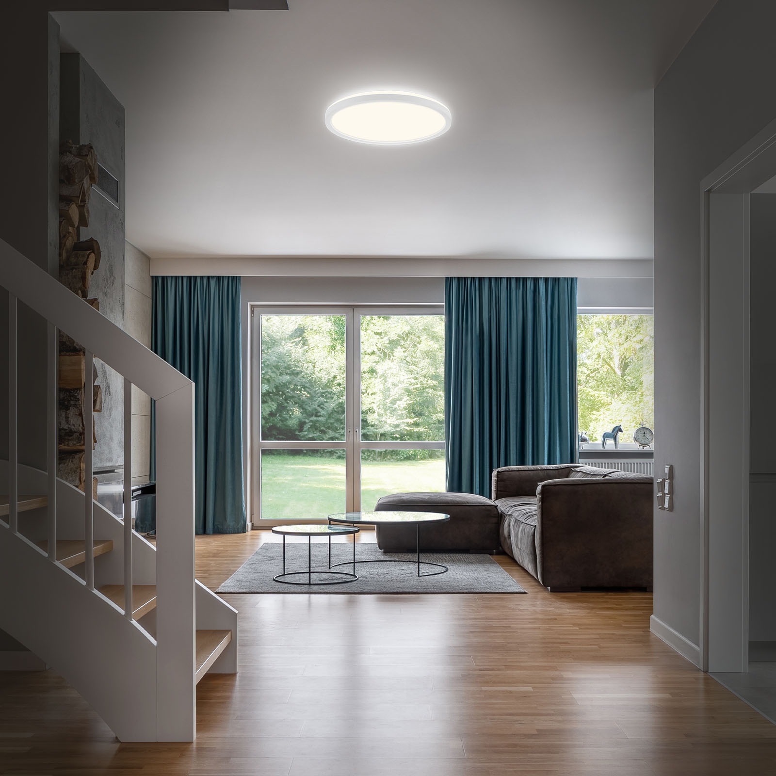 Briloner Leuchten Bad LED Deckenleuchte »SLIM DRIP«, Schutzklasse IP44, 22 Watt LED Platine