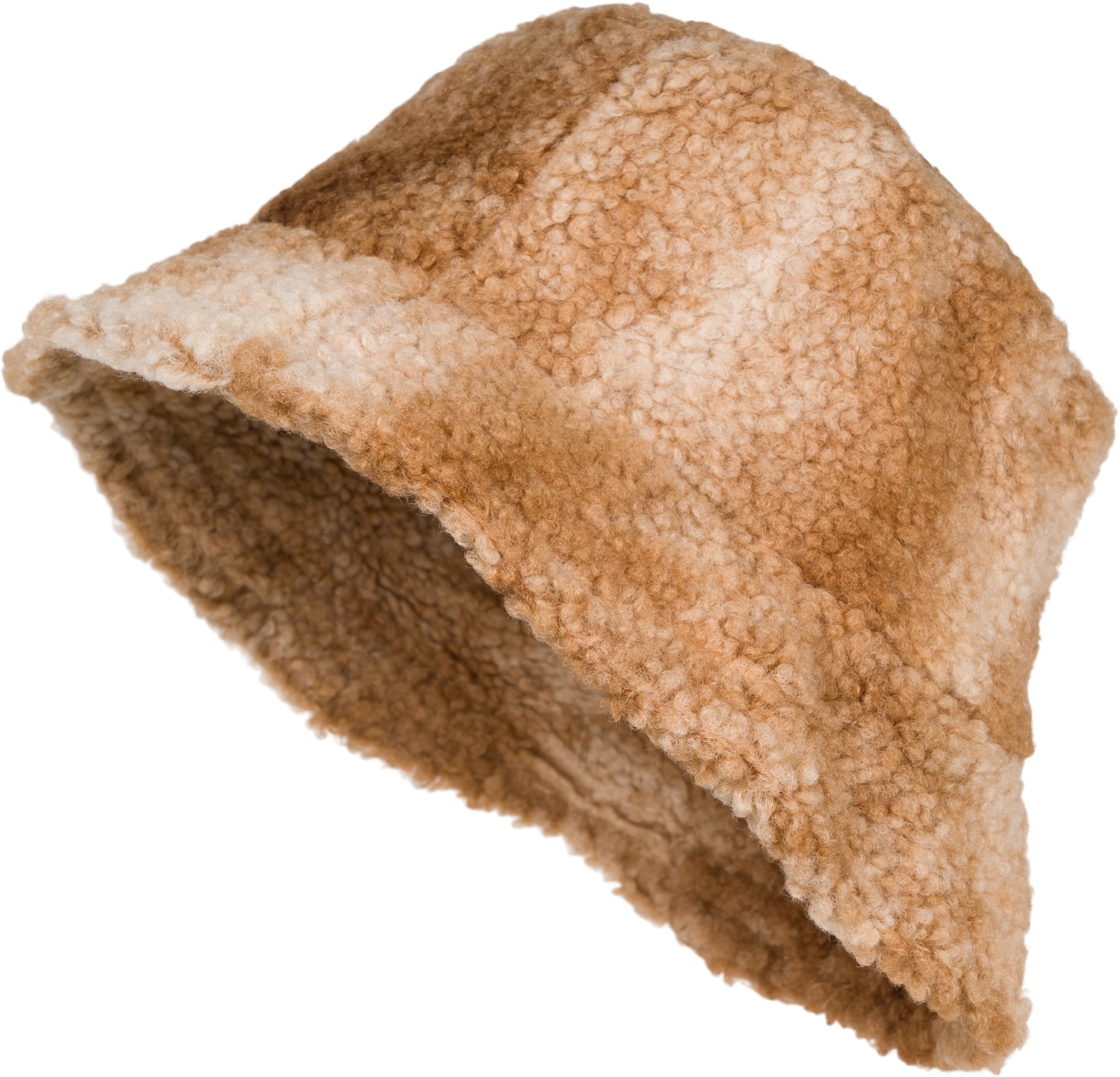 styleBREAKER Fischerhut "Teddyfell Fischerhut Ombré" 1 Stk.
