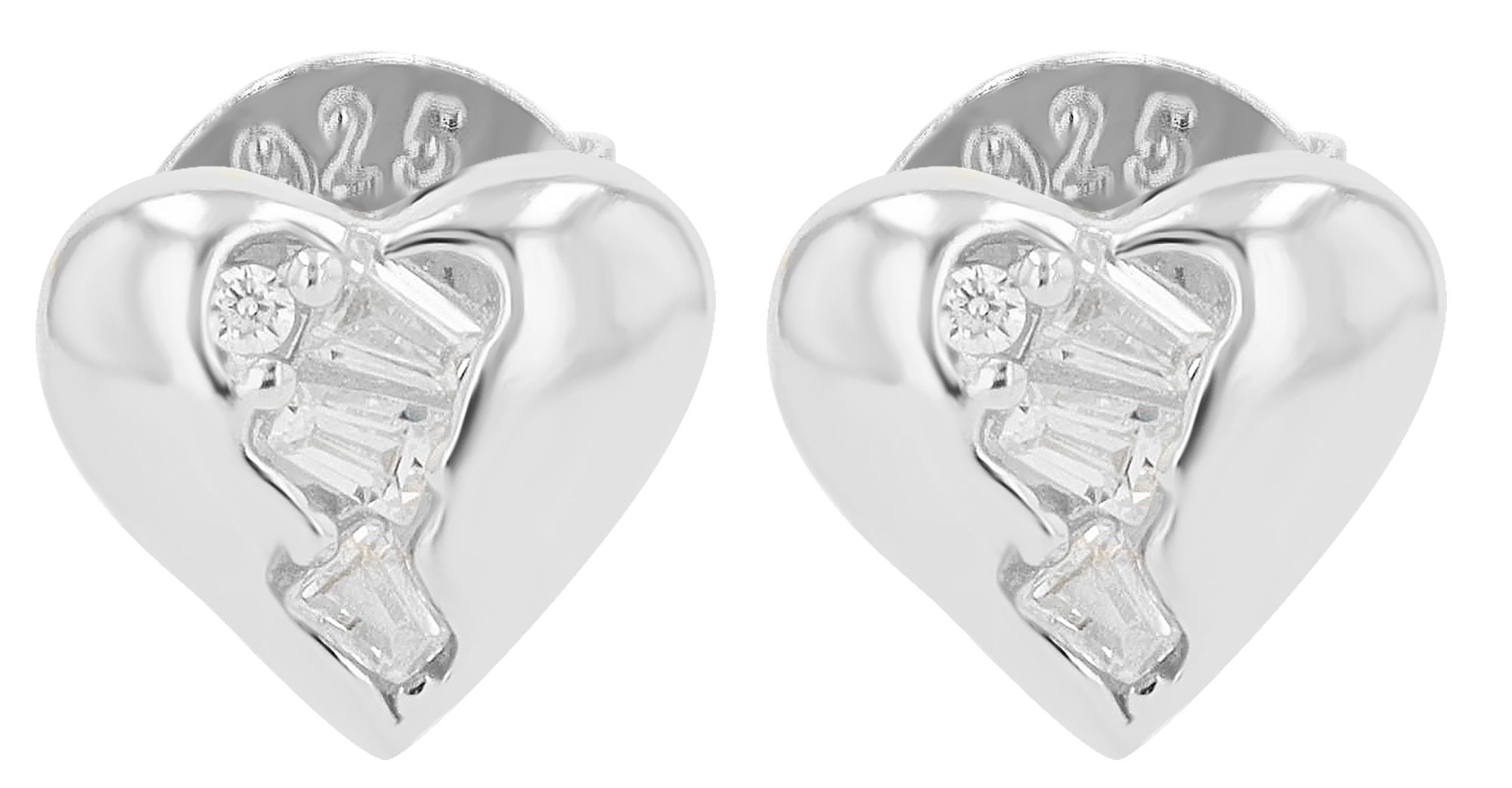 Adelia´s Paar Ohrhänger "Damen Ohrringe – Ohrstecker aus 925 Silber mit Zir günstig online kaufen