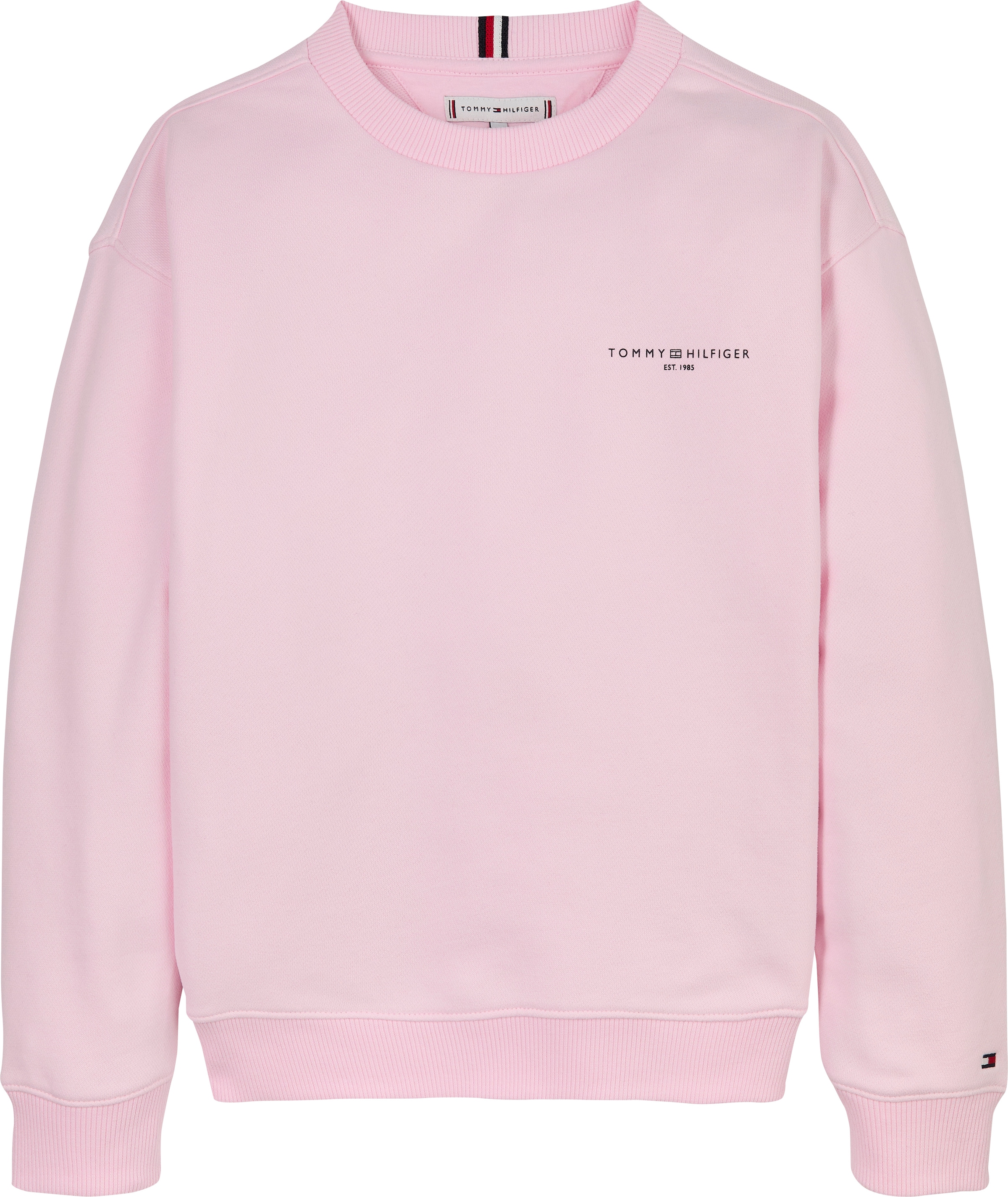 Tommy Hilfiger Sweatshirt »MINI CORP C-NECK SWEATSHIRT«, für Kinder bis 16 Jahre, mit Logo-Stickerei