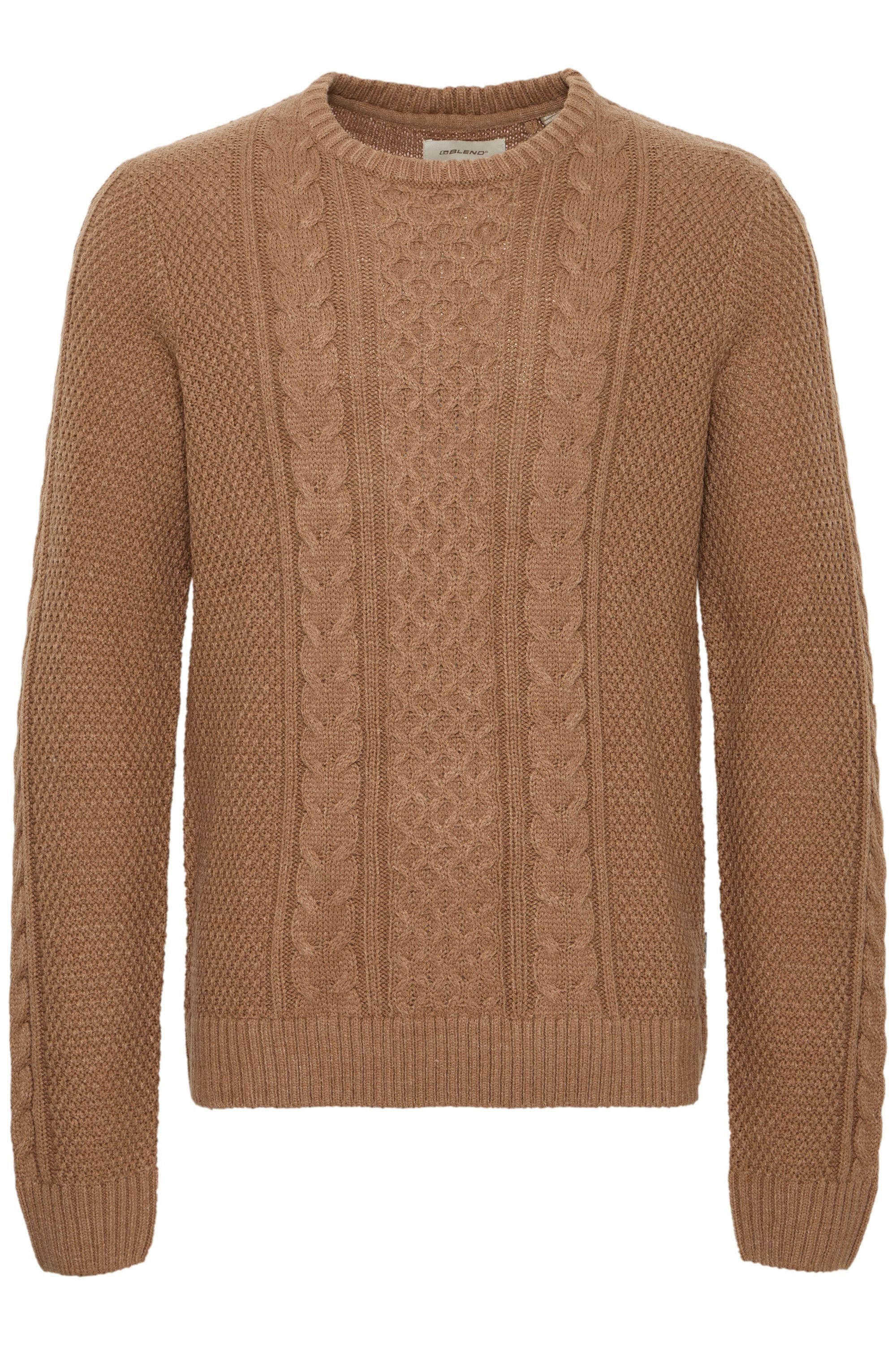 Blend Strickfleece-Pullover "Strickpullover BHPullover"