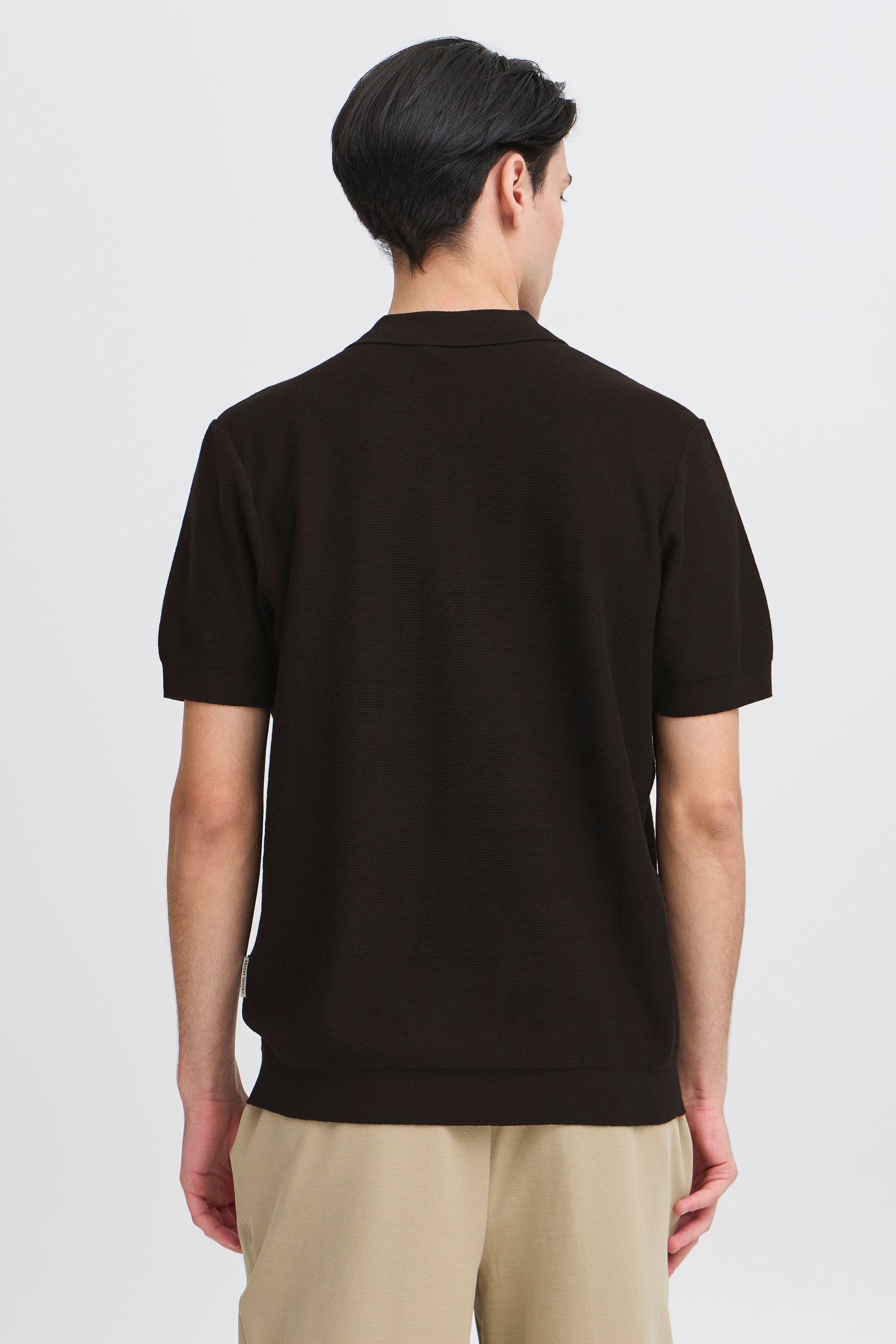 Poloshirt CASUAL FRIDAY "Poloshirt CFEdward", Herren, Gr. XL, schwarz (schwarz beauty), Obermaterial: 99% Baumwolle CO. 1% Elasthan EL., Shirts 3