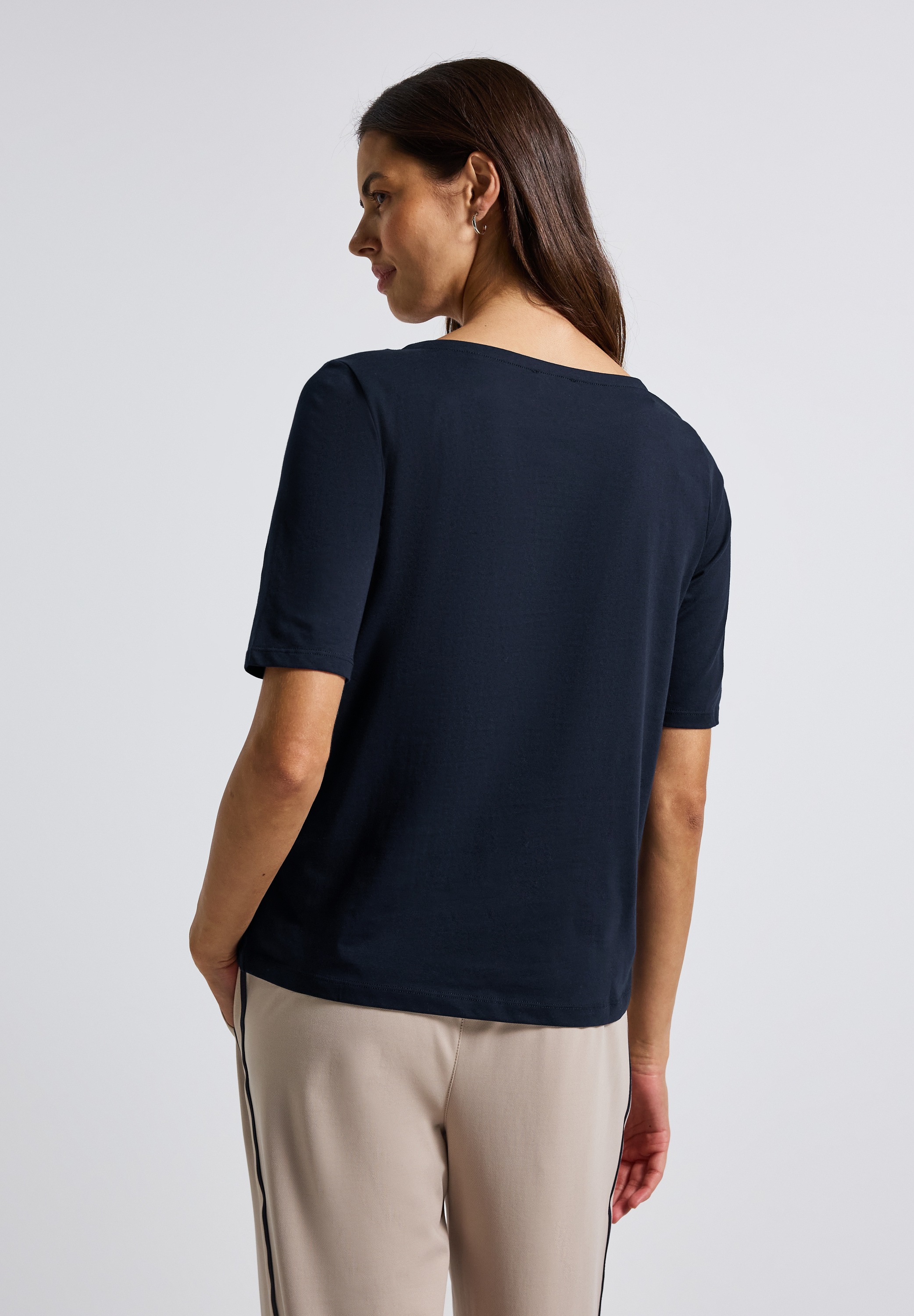 STREET ONE T-Shirt, aus reiner Baumwolle