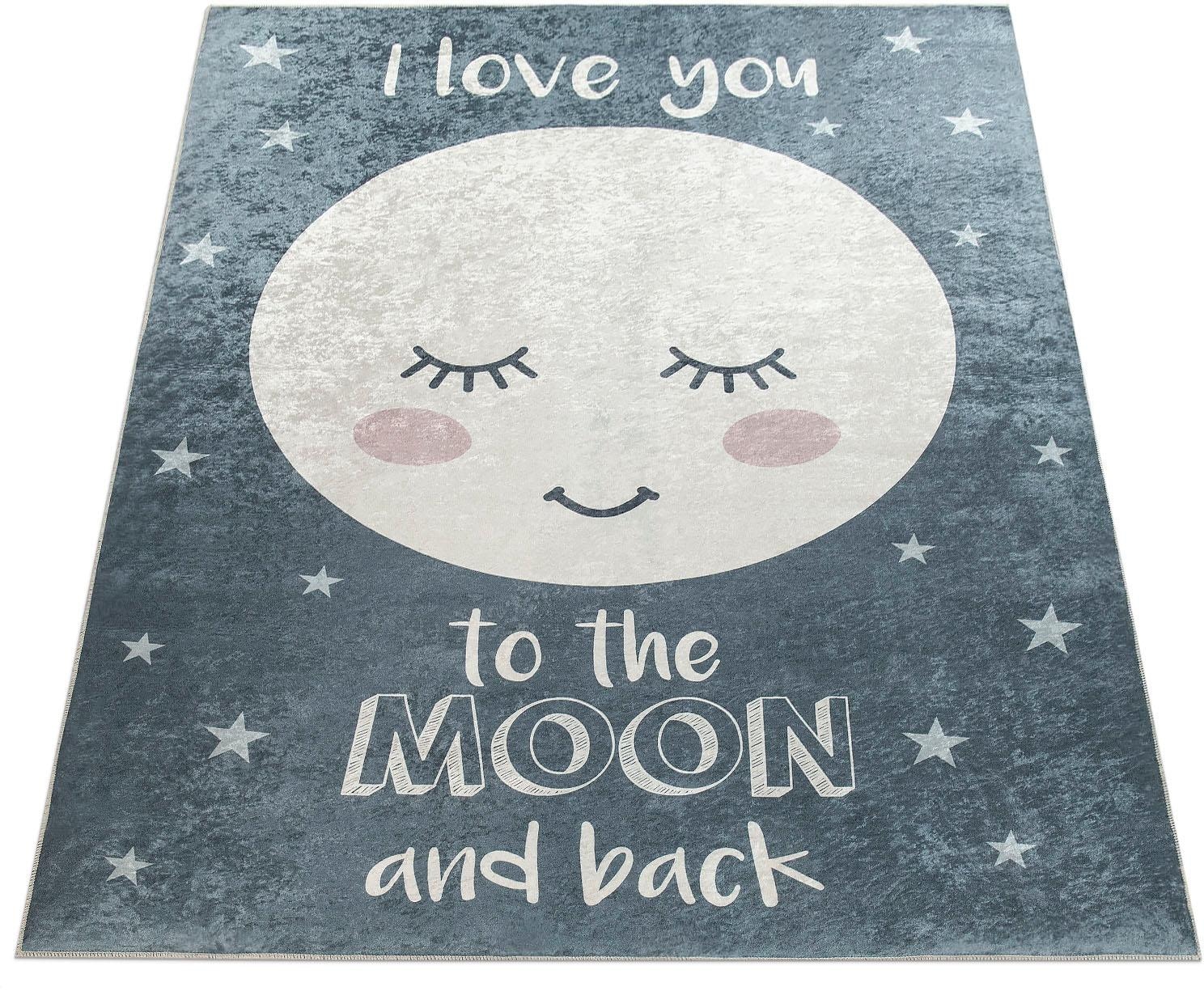 Paco Home Kinderteppich "Aleyna 103" rechteckig 6 mm Höhe Kinder Design, ni günstig online kaufen