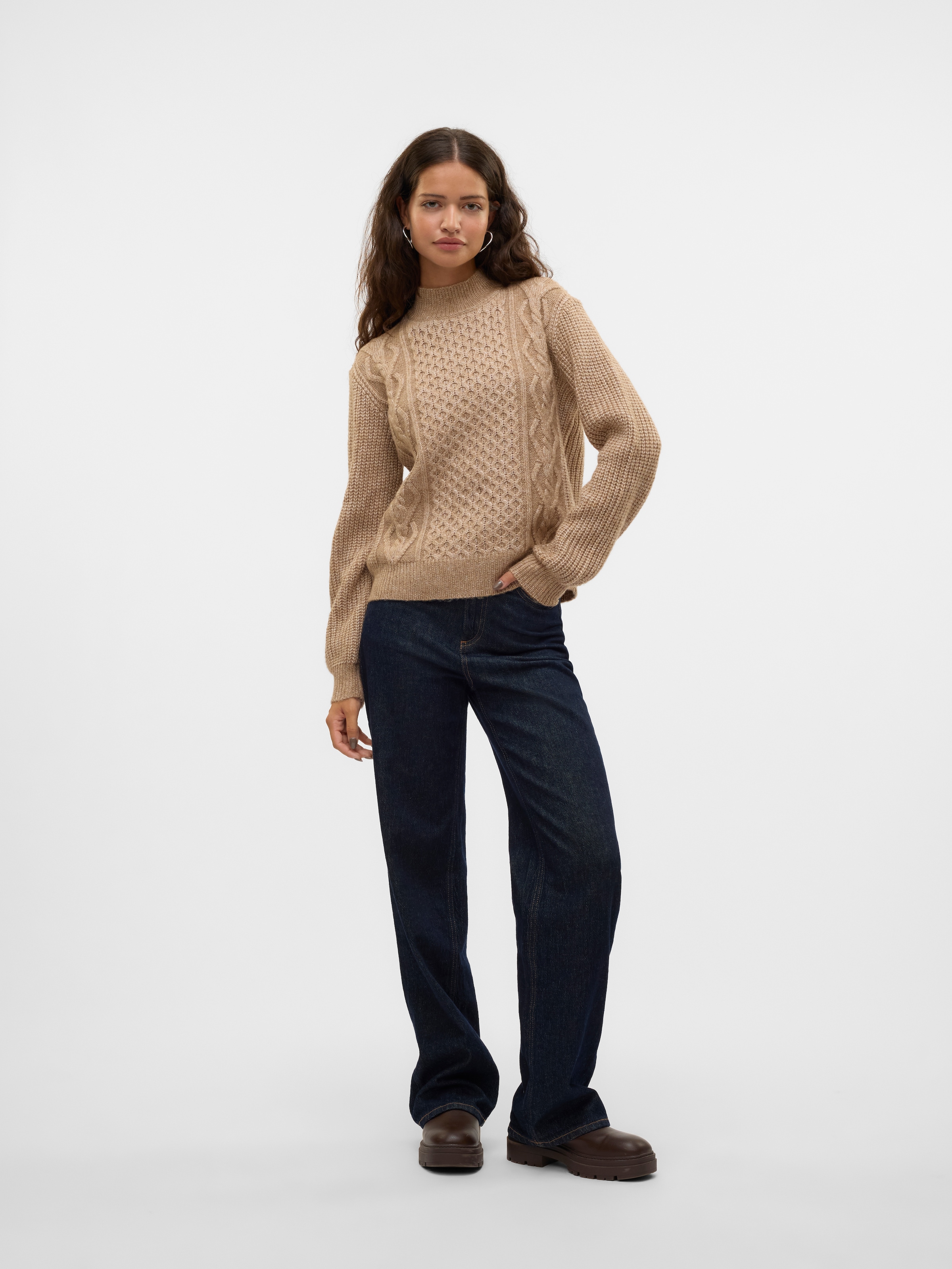 Vero Moda Stehkragenpullover »VMUNIVERSE LS HIGHNECK PULLOVER GA BF«